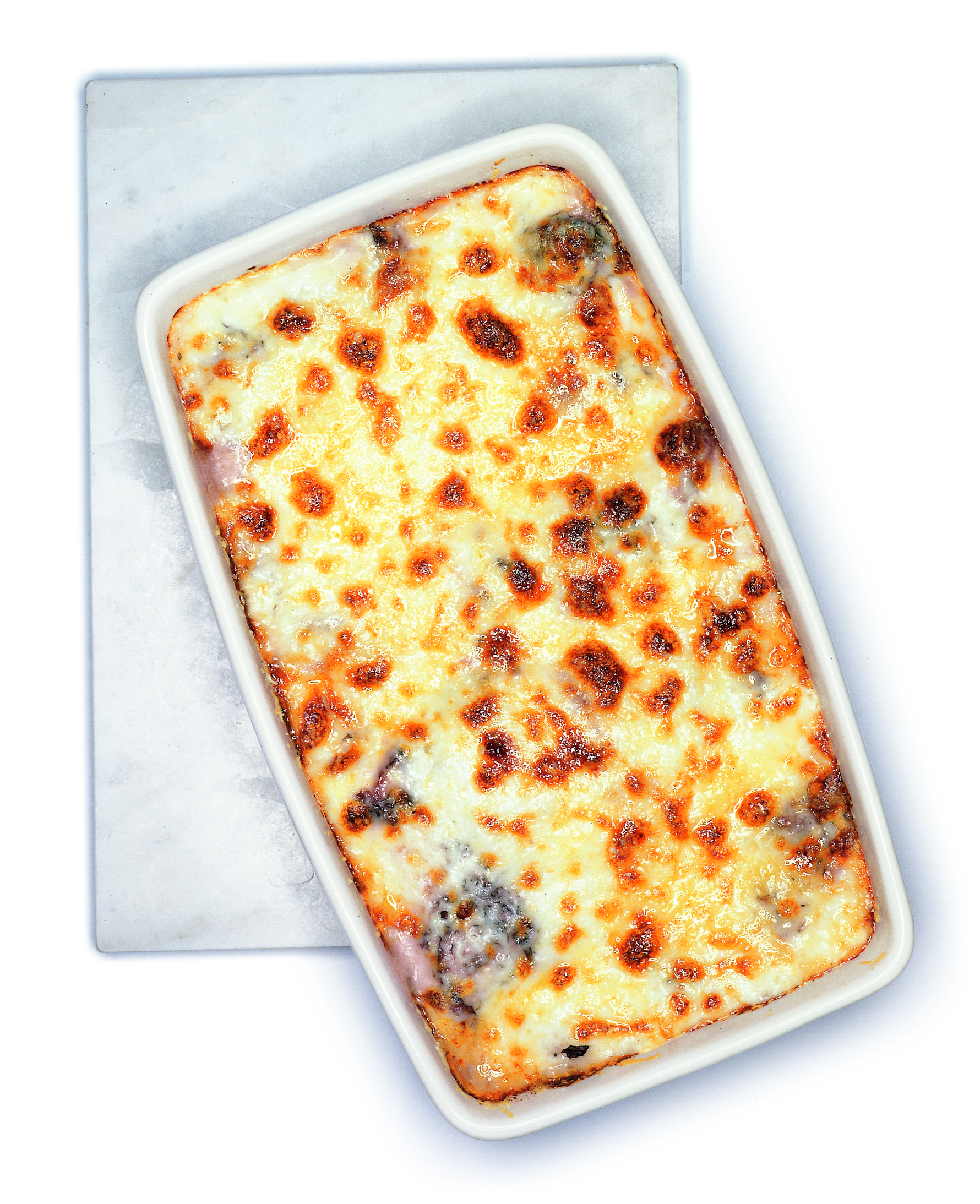 Lasagnes à la scarole rouge