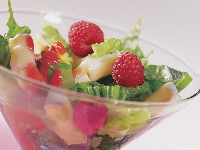 Lattichsalat mit Beeren