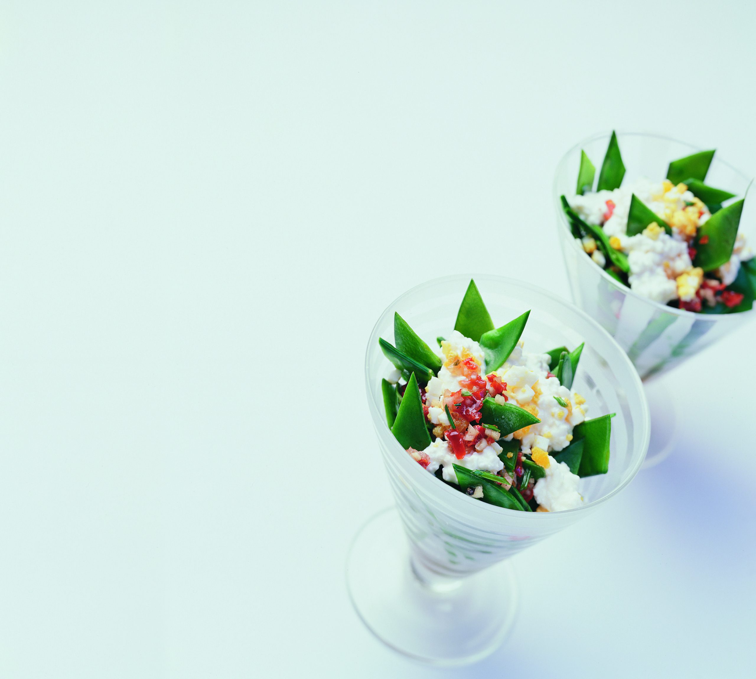 Lauwarme Kefen mit Hüttenkäse