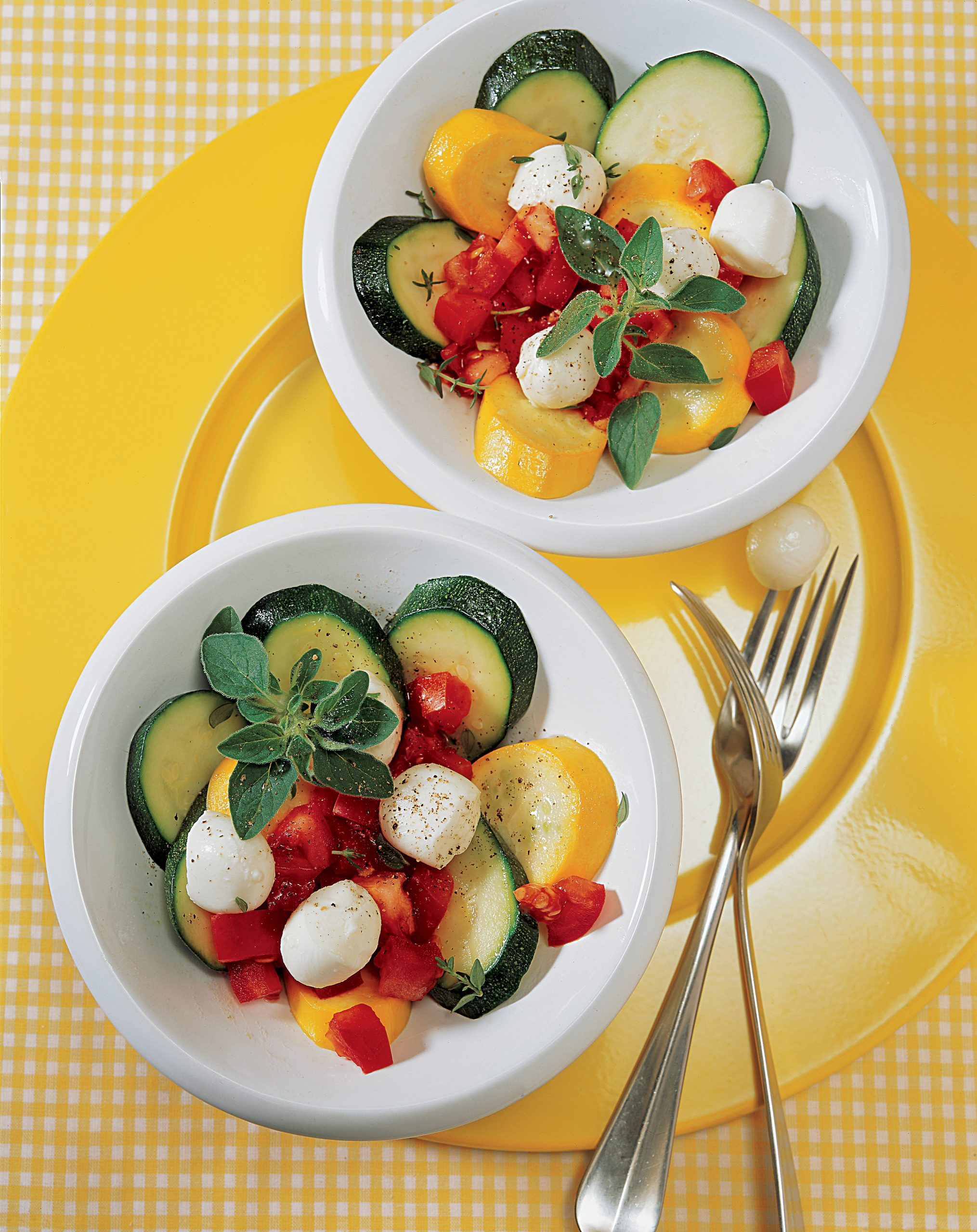 Salade de courgettes tiède (low carb)