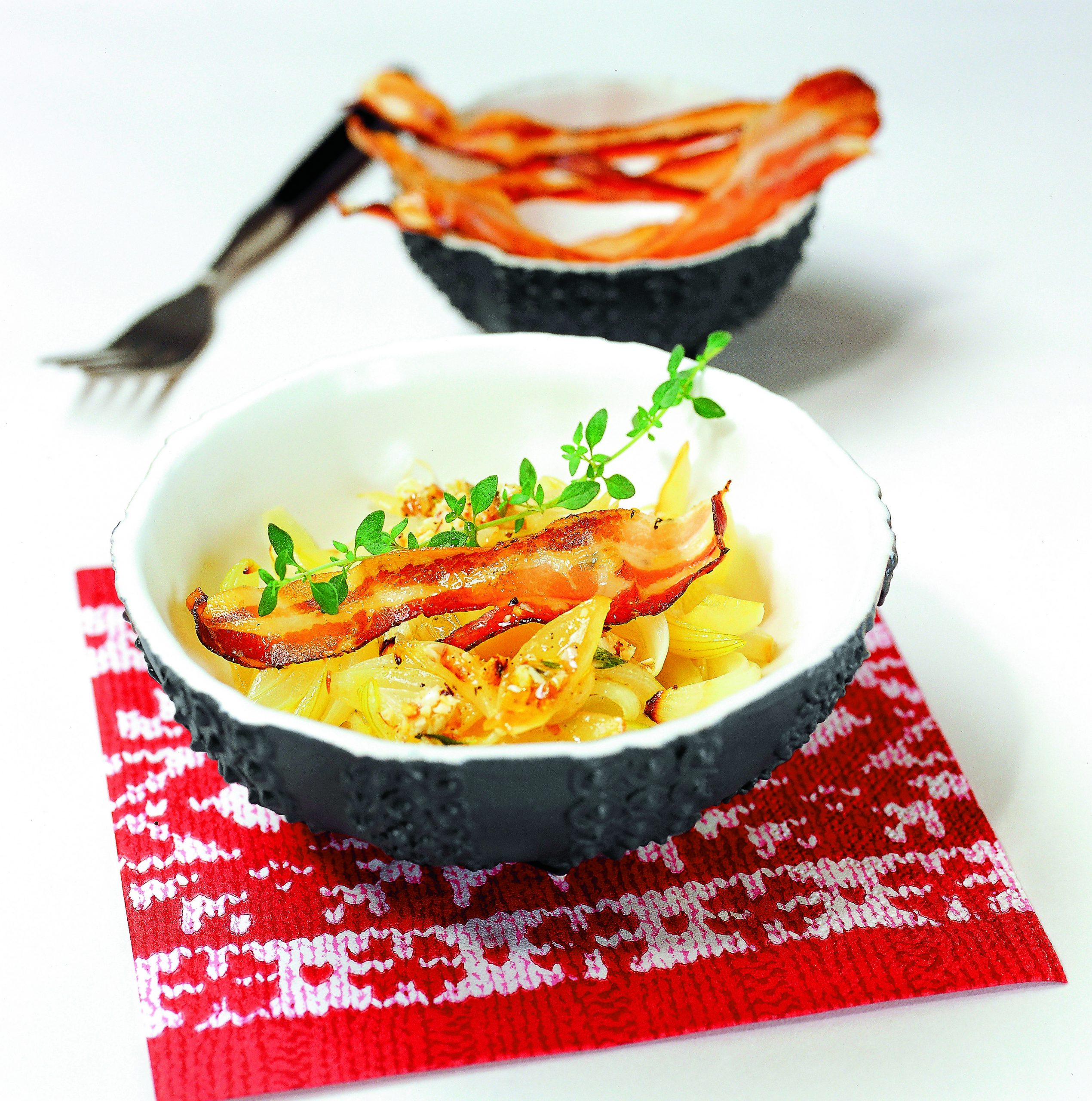Lauwarmer Zwiebelsalat