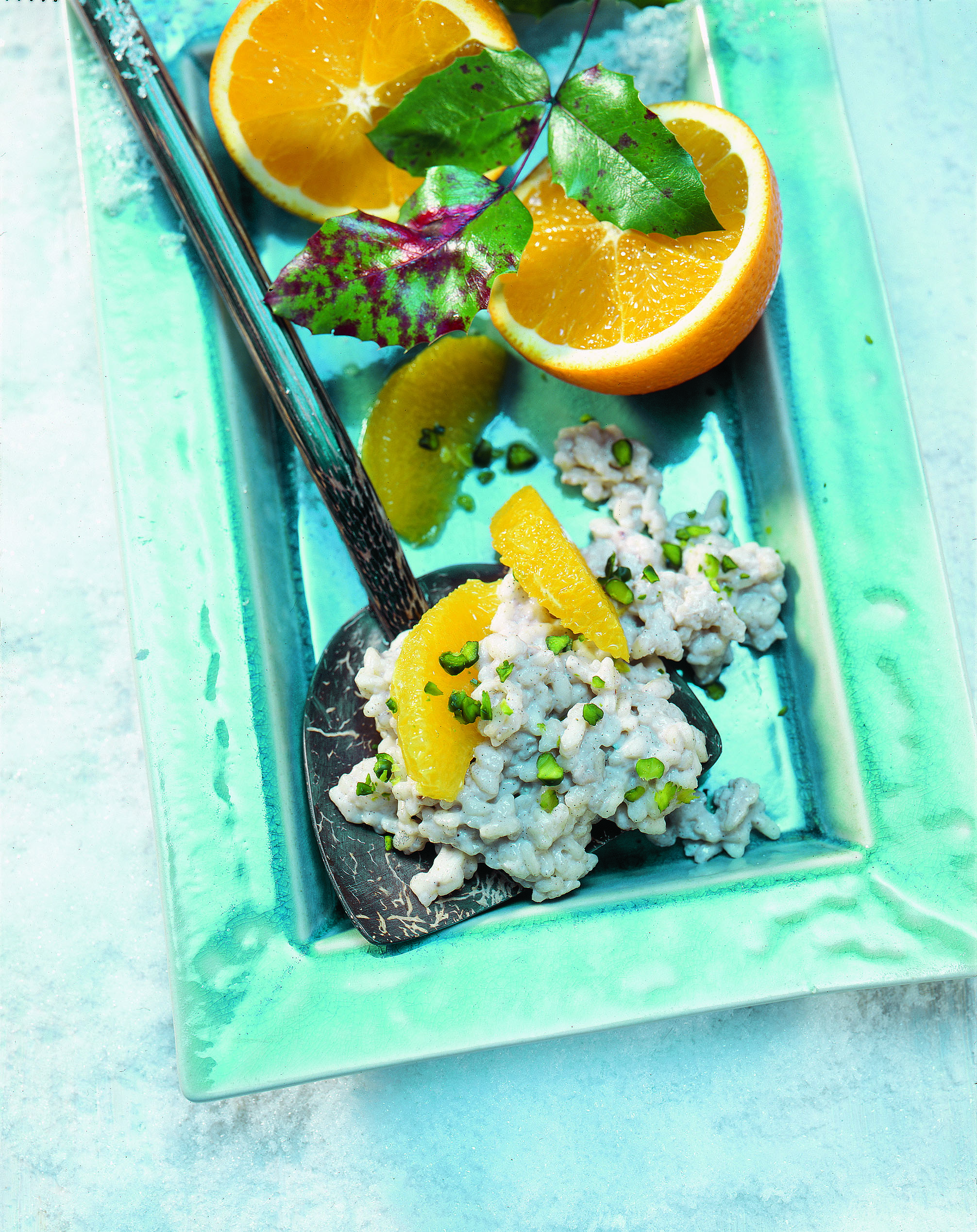 Risotto aux épices et à l'orange