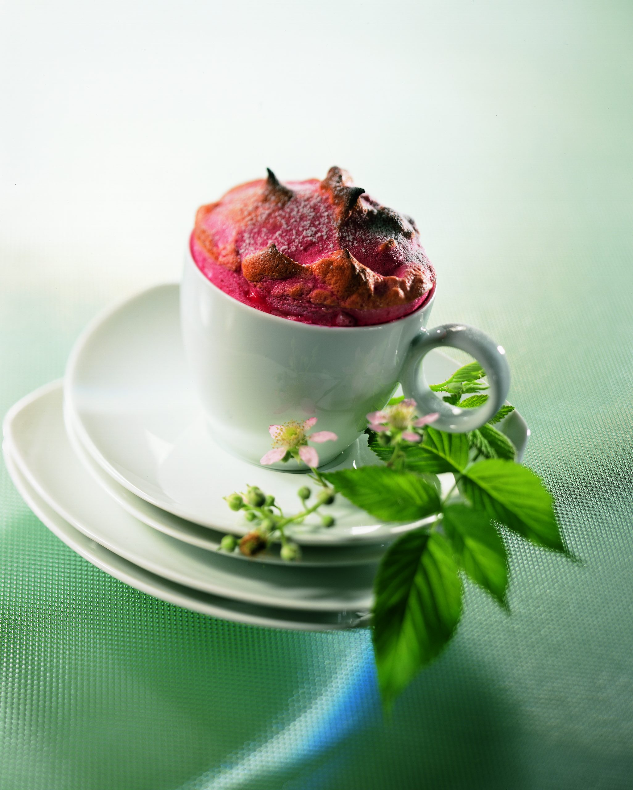 Leichtes Himbeer-Soufflé