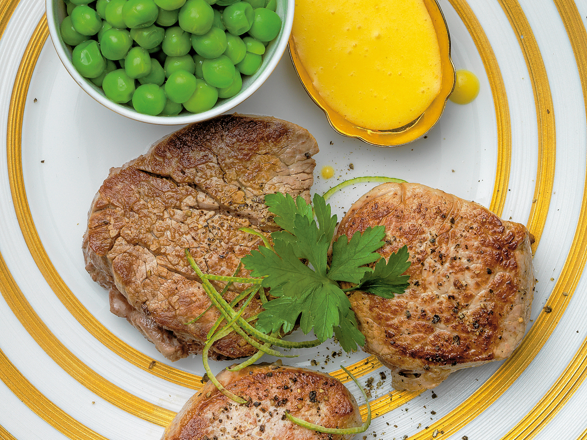 Les Trois Filets mit Limetten-Hollandaise