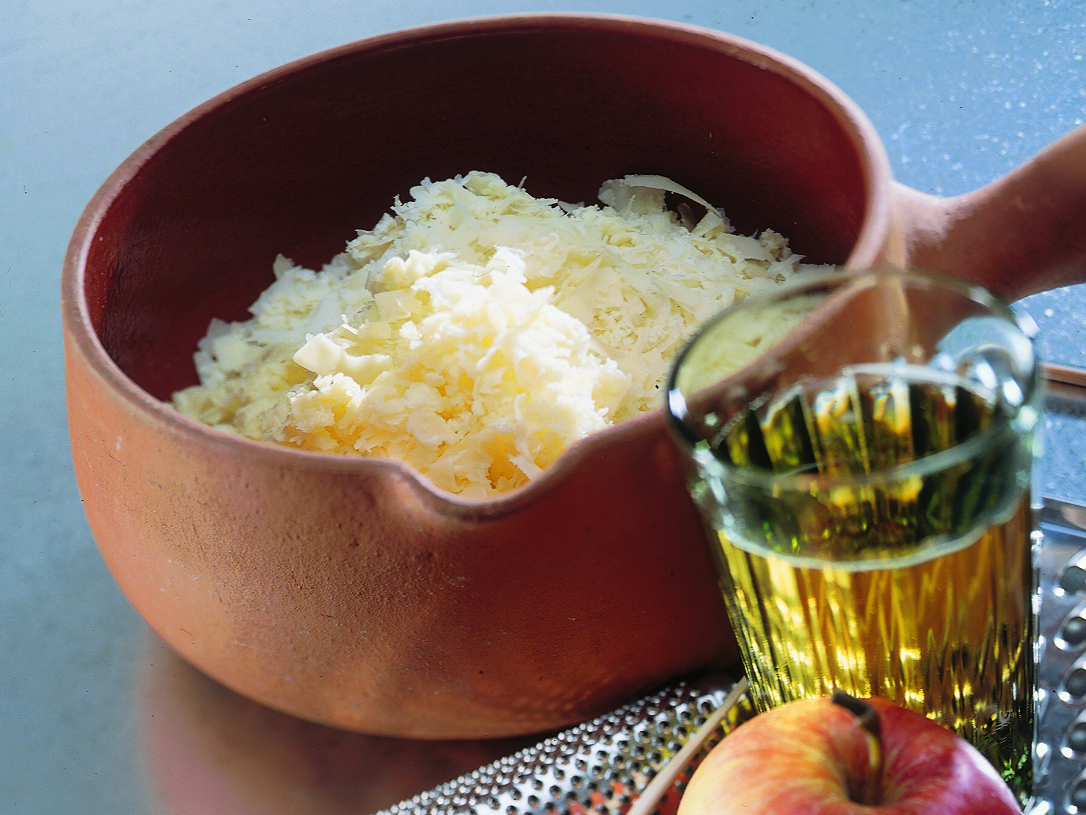 Fondue légère au cidre