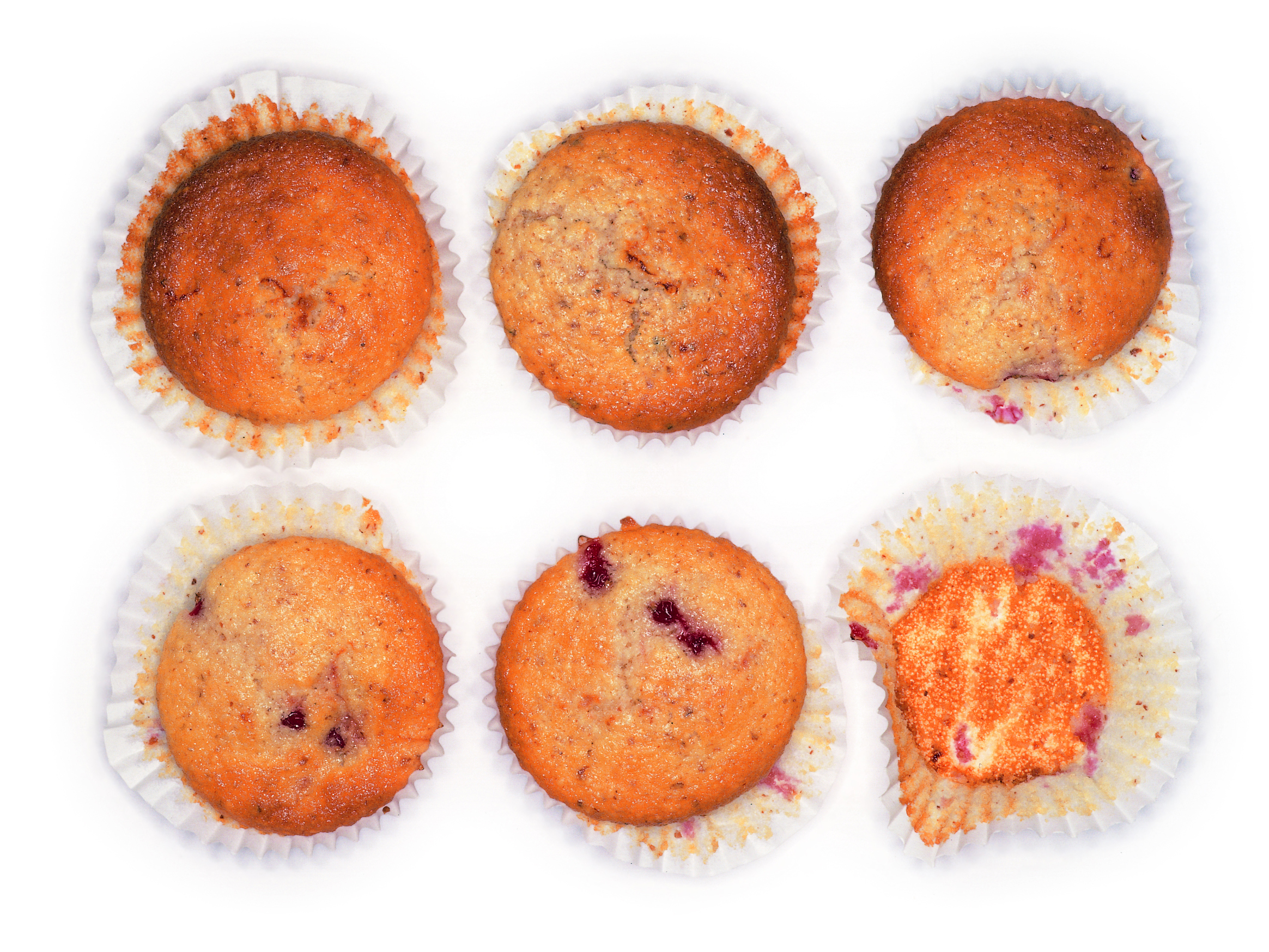 Muffins aux amandes et aux raisinets avec babeurre