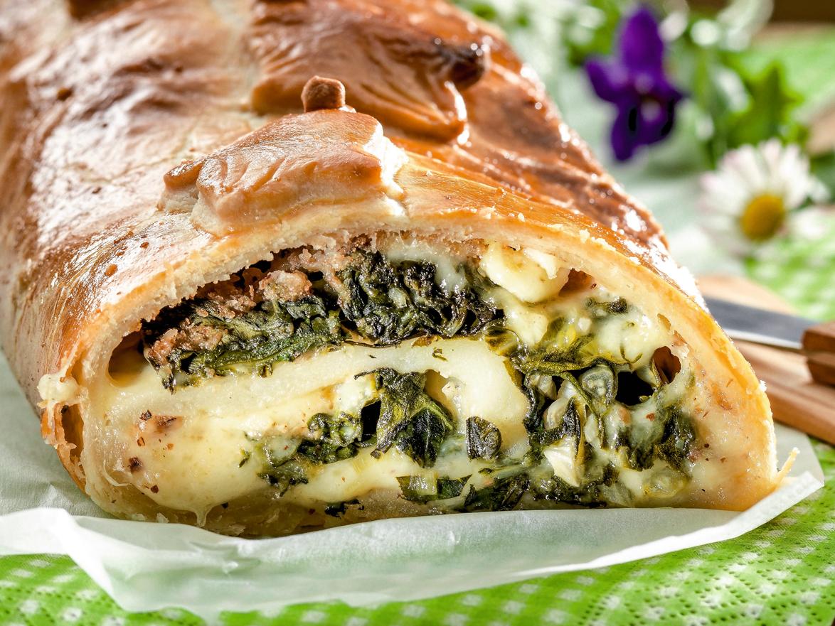 Mangold-Raclette-Strudel