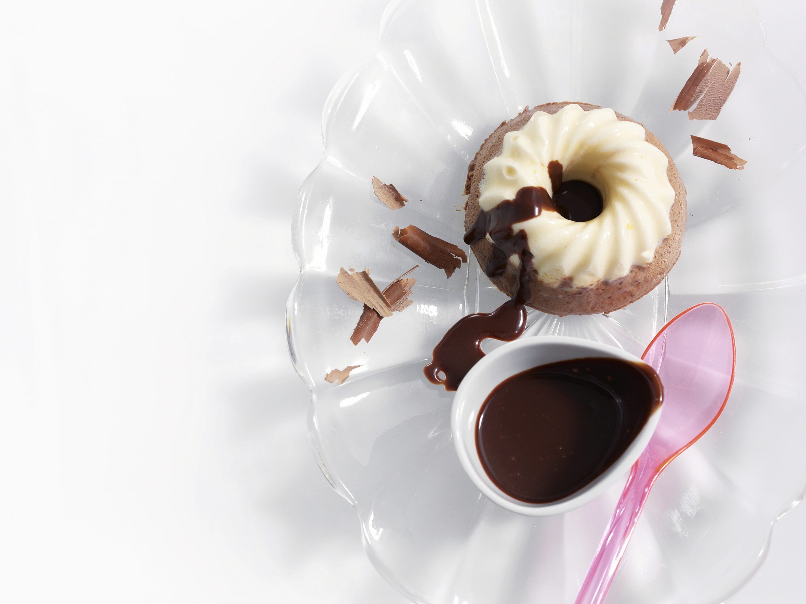 Mini-kouglofs glacés marbrés