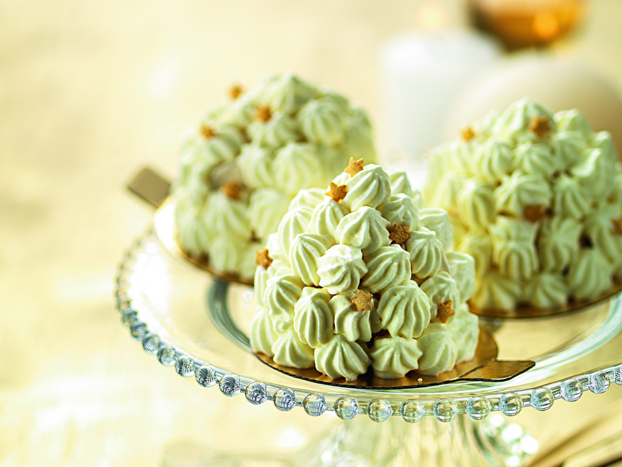 Meringues à la crème et aux marrons
