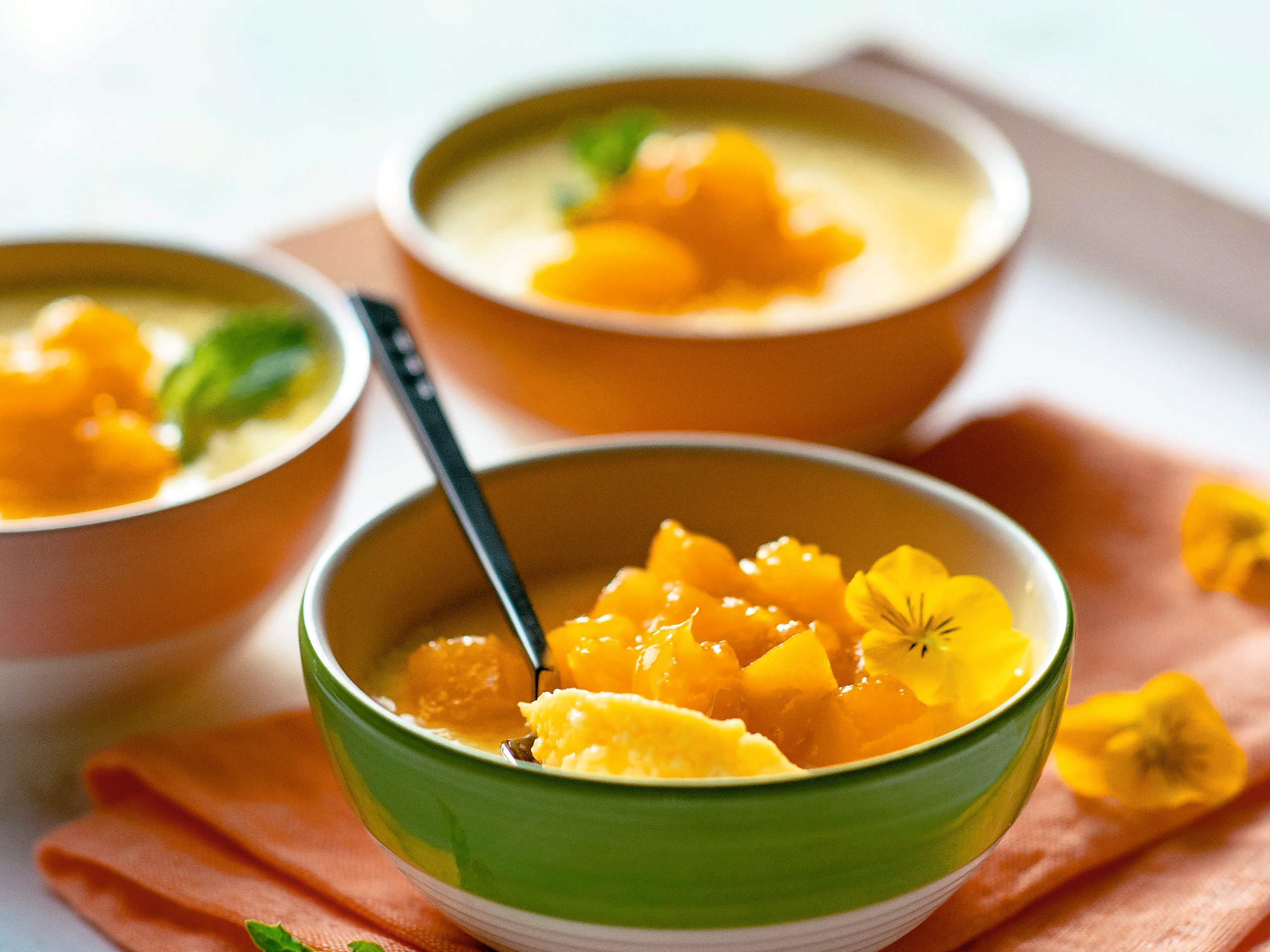 Flan au mascarpone