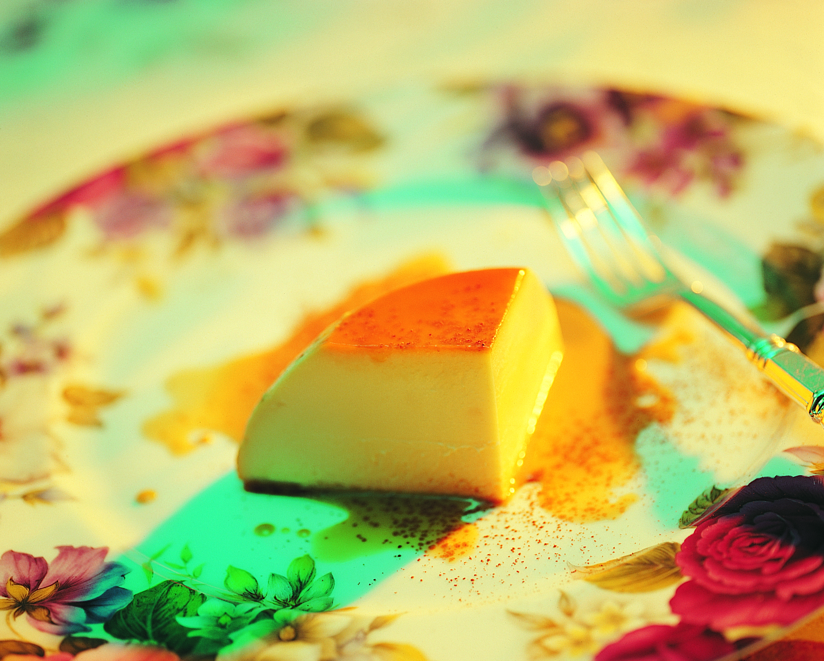 Mascarpone-Pudding mit Caramelsauce