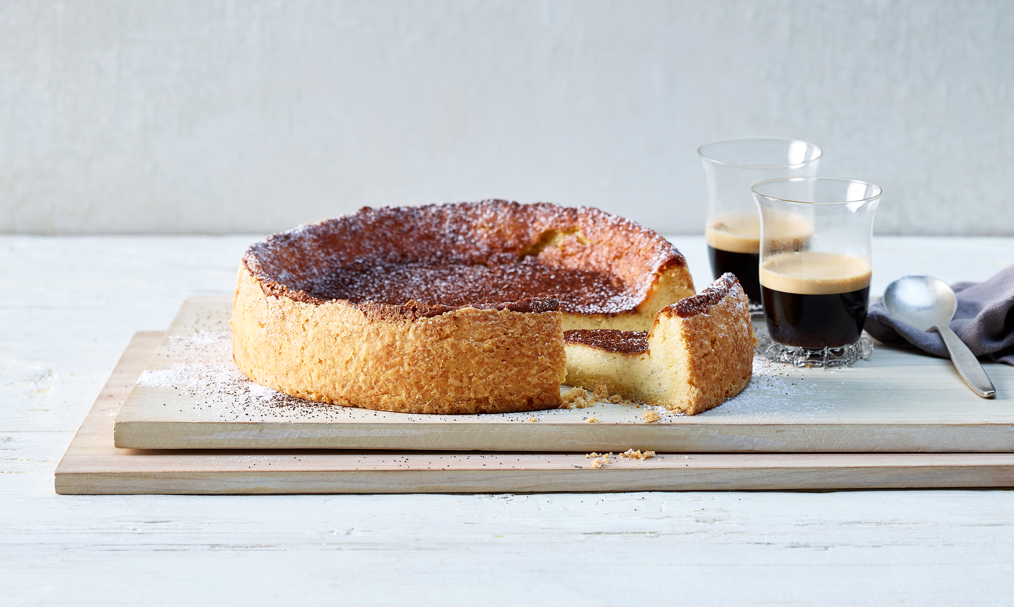 Mascarpone-Torte mit Kaffee