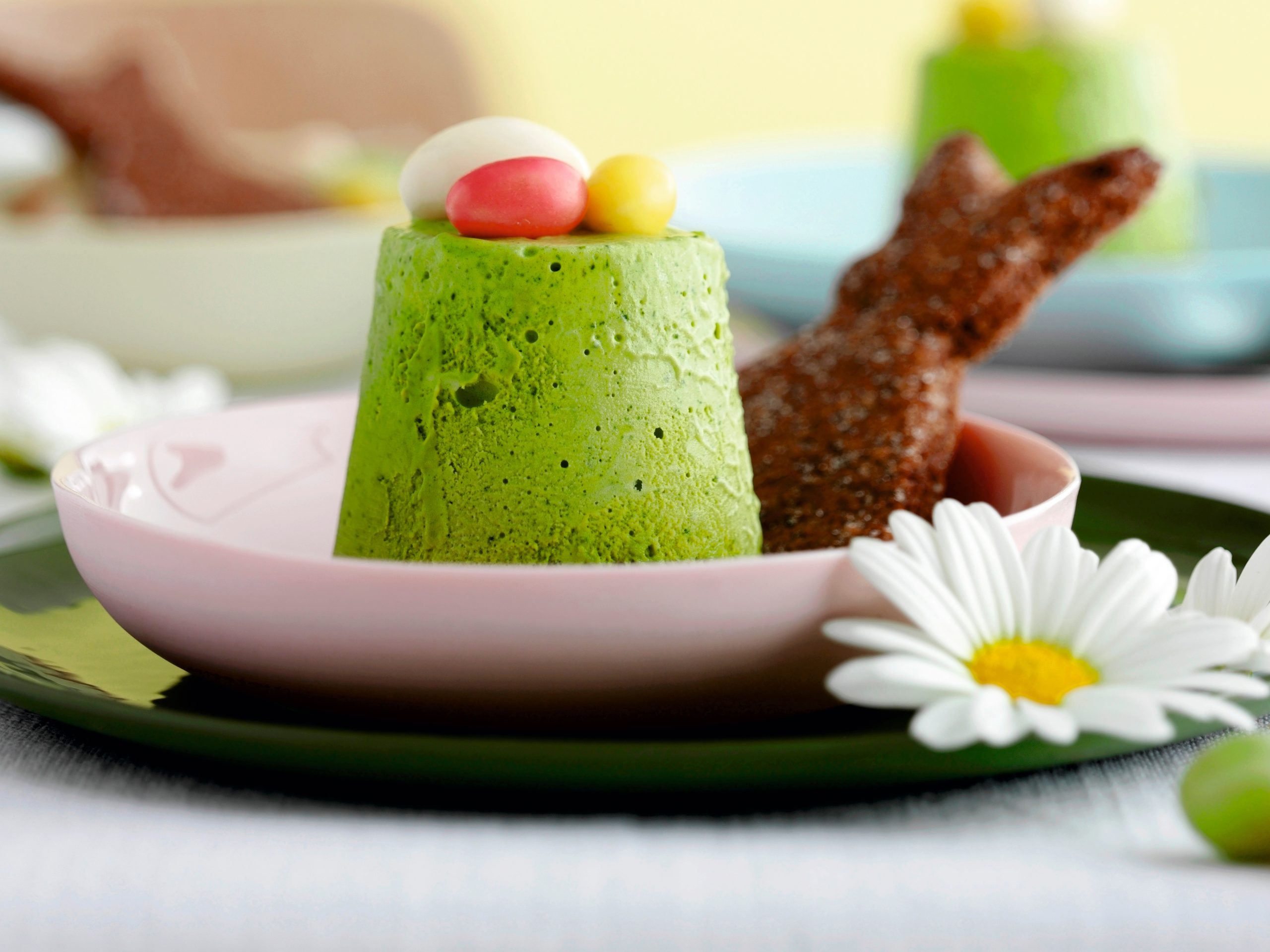 Parfait au thé matcha