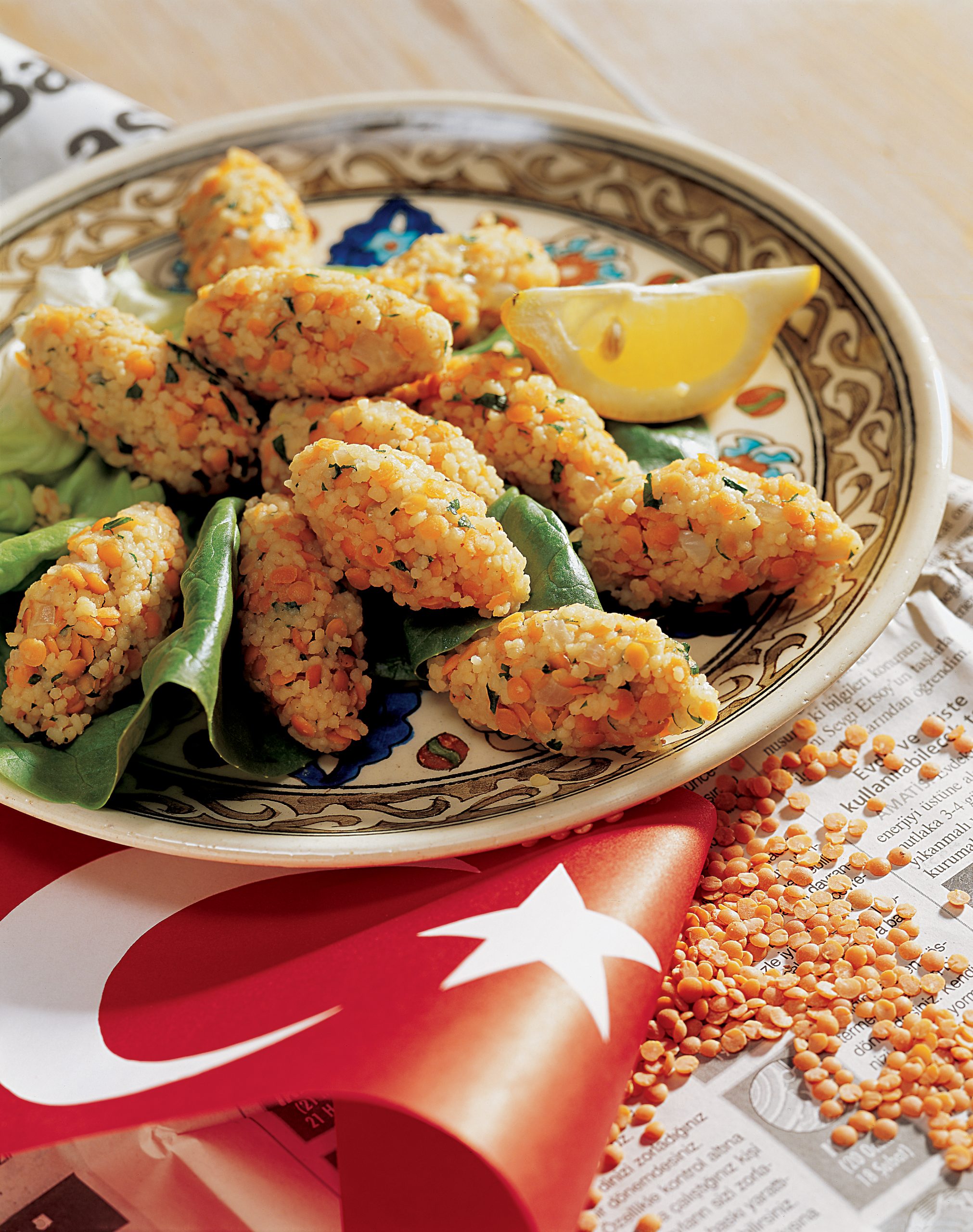 Mercimek köftesi (köfte aux lentilles)