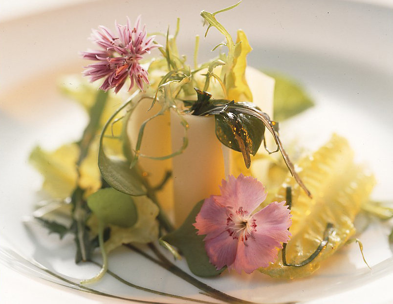 Mesclun-Salat an Sbrinz-Vinaigrette