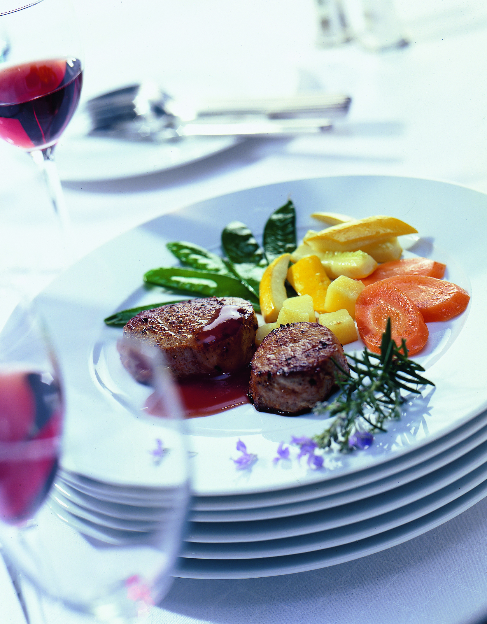 Mignons de veau sautés au Pinot Noir