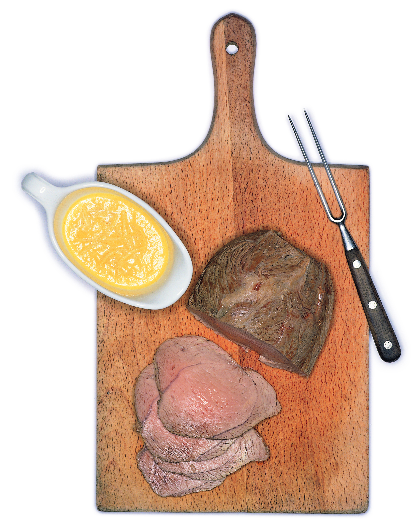 Milch-Buttermilch-Braten an Ingwersauce