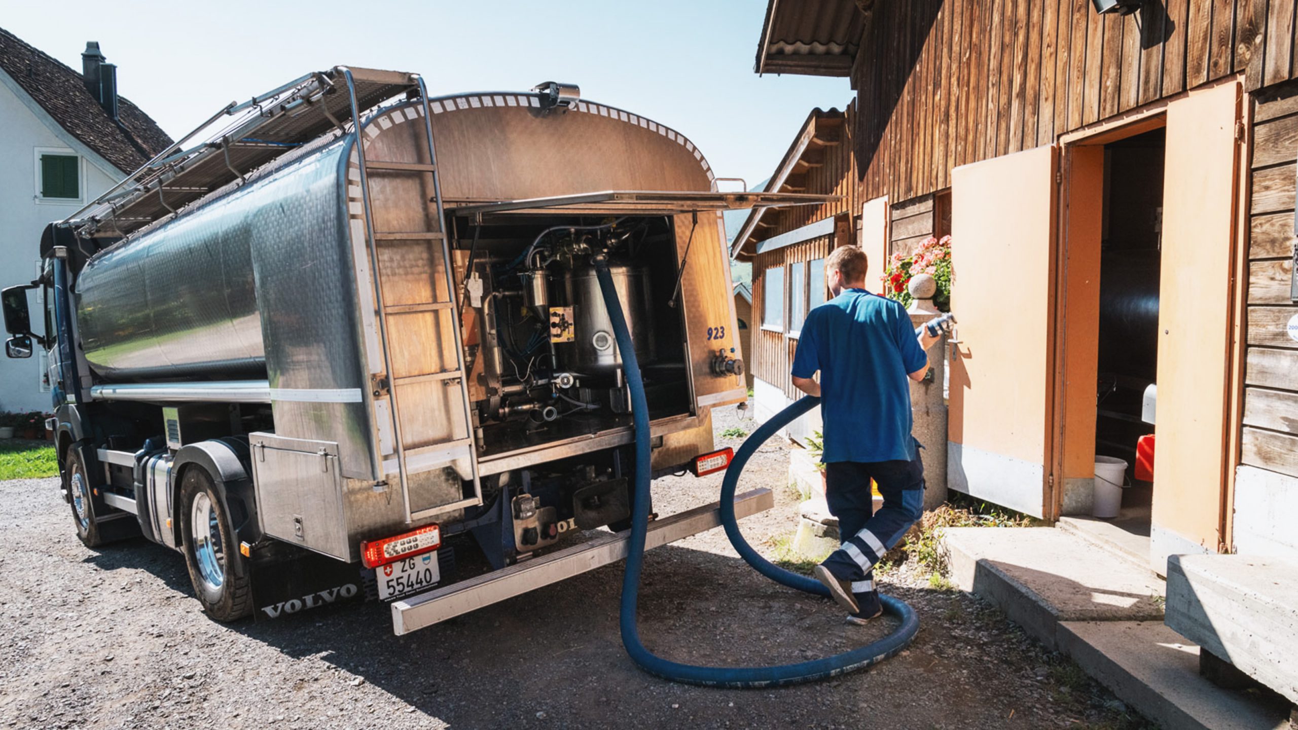 Qui achète le lait? Un transformateur ou un commerçant?