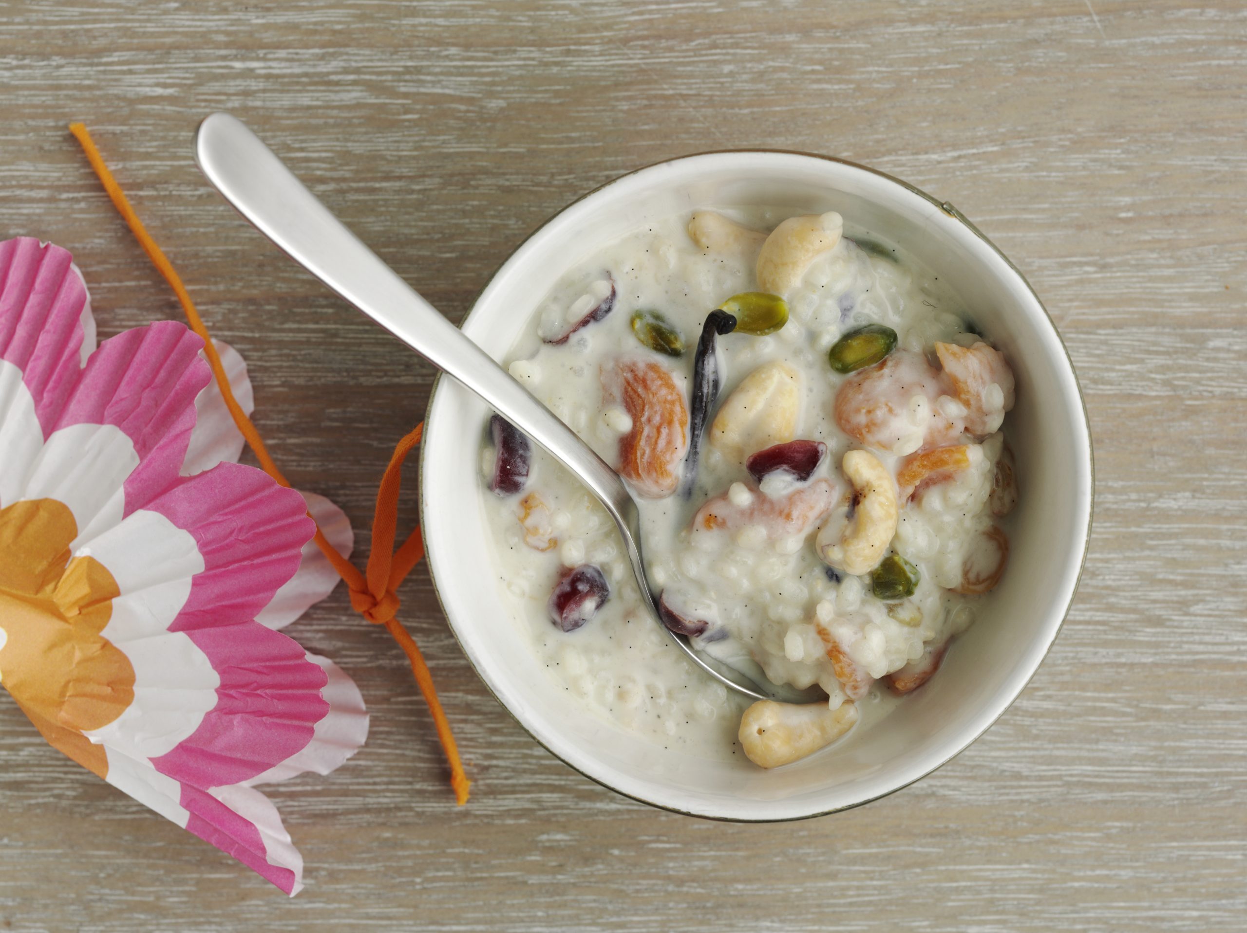 Riz au lait aux fruits secs