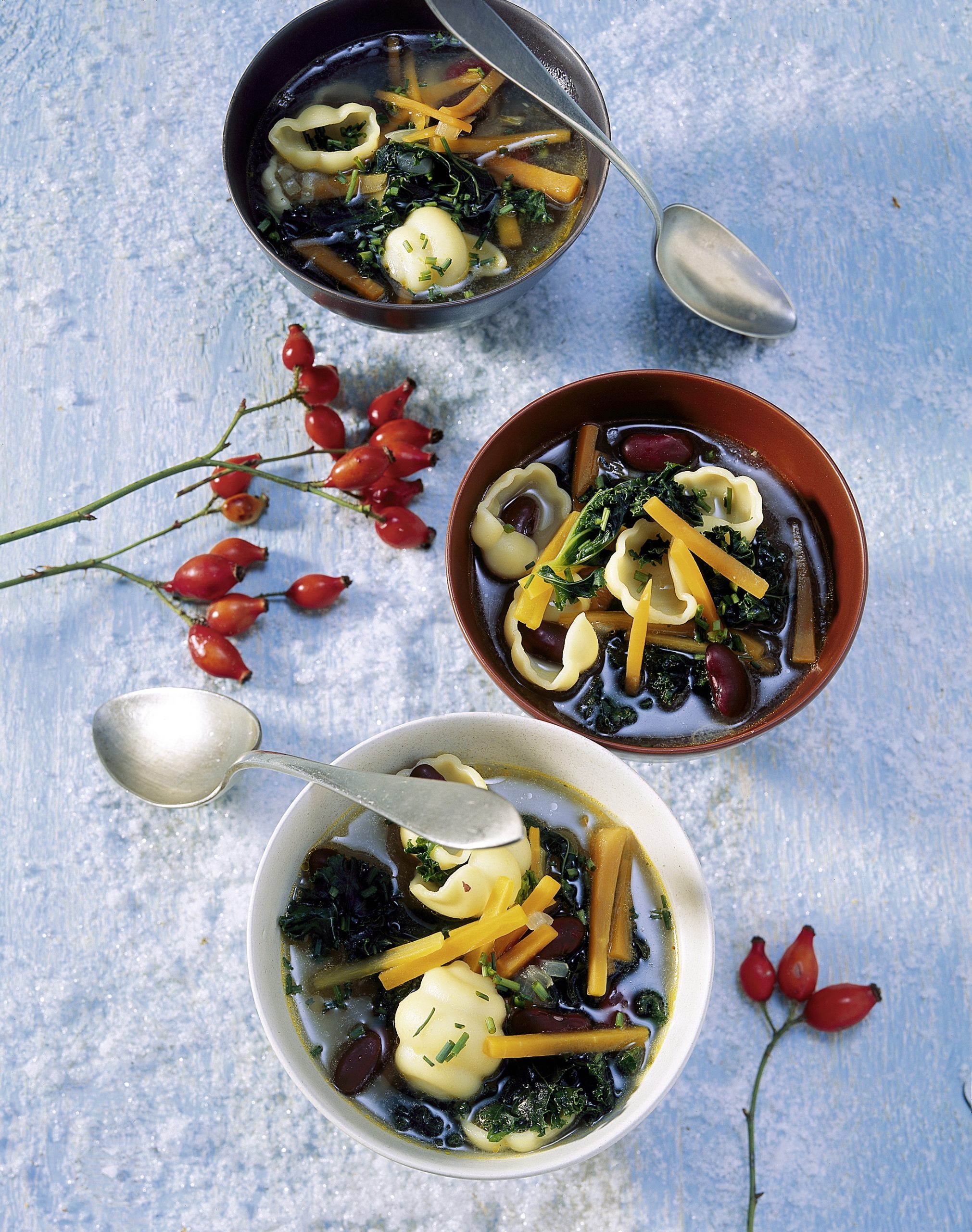 Minestrone mit Federkohl