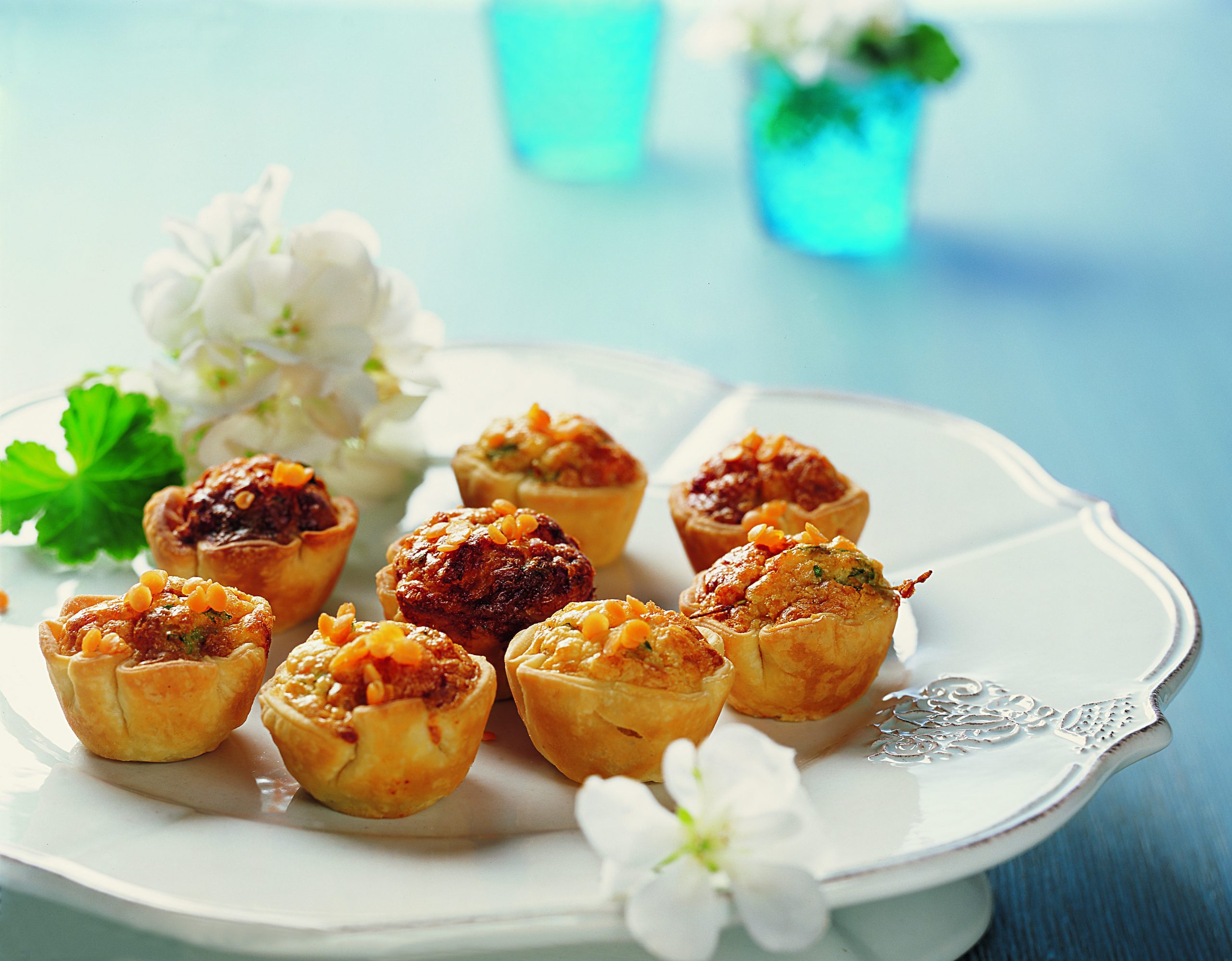 Mini-muffins au fromage et aux lentilles