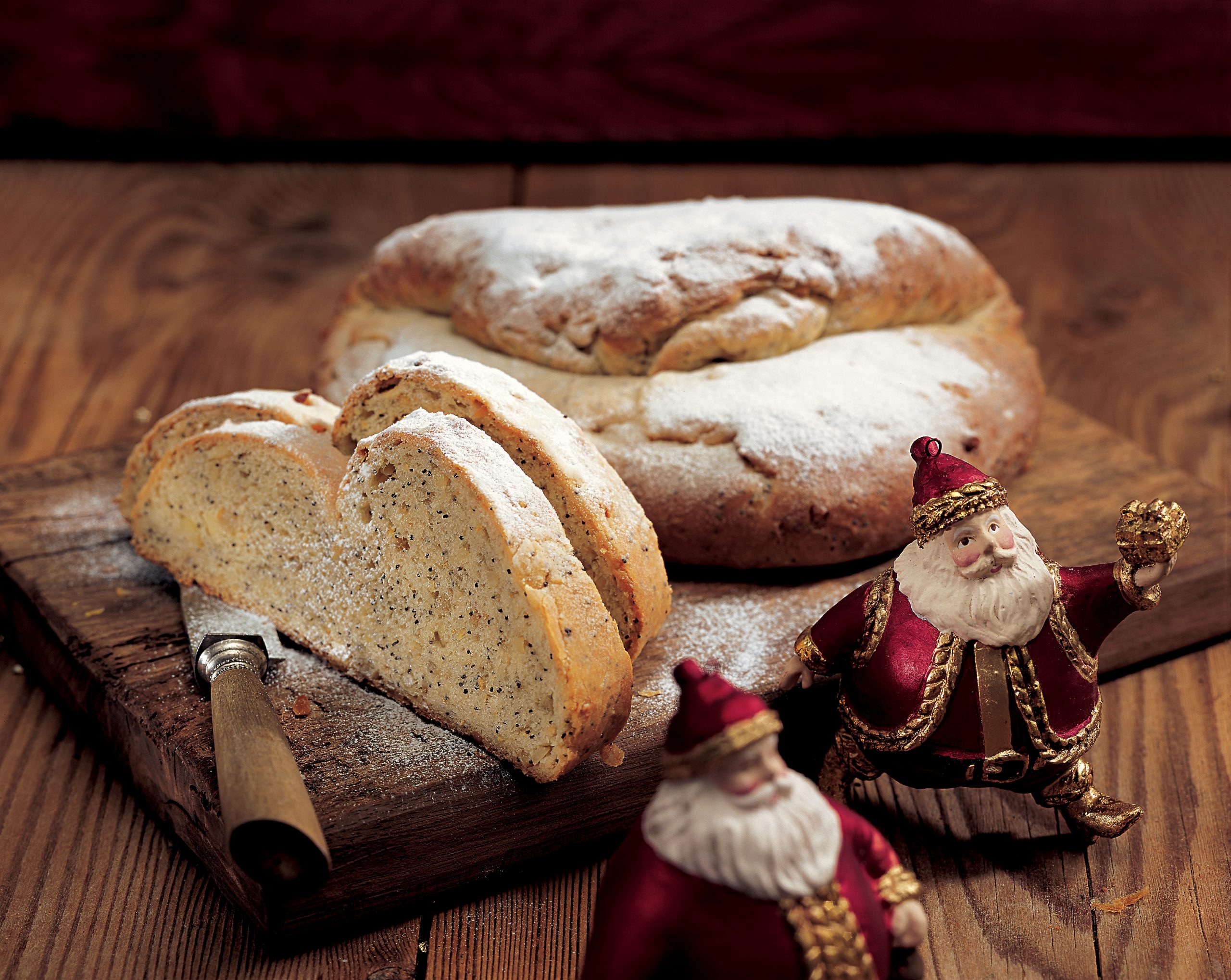 Christstollen au pavot