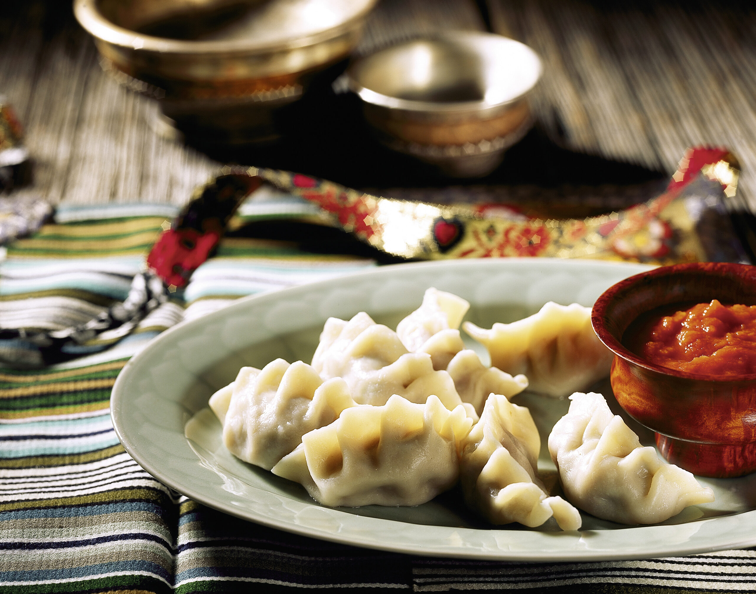 Momos (raviolis tibétains)