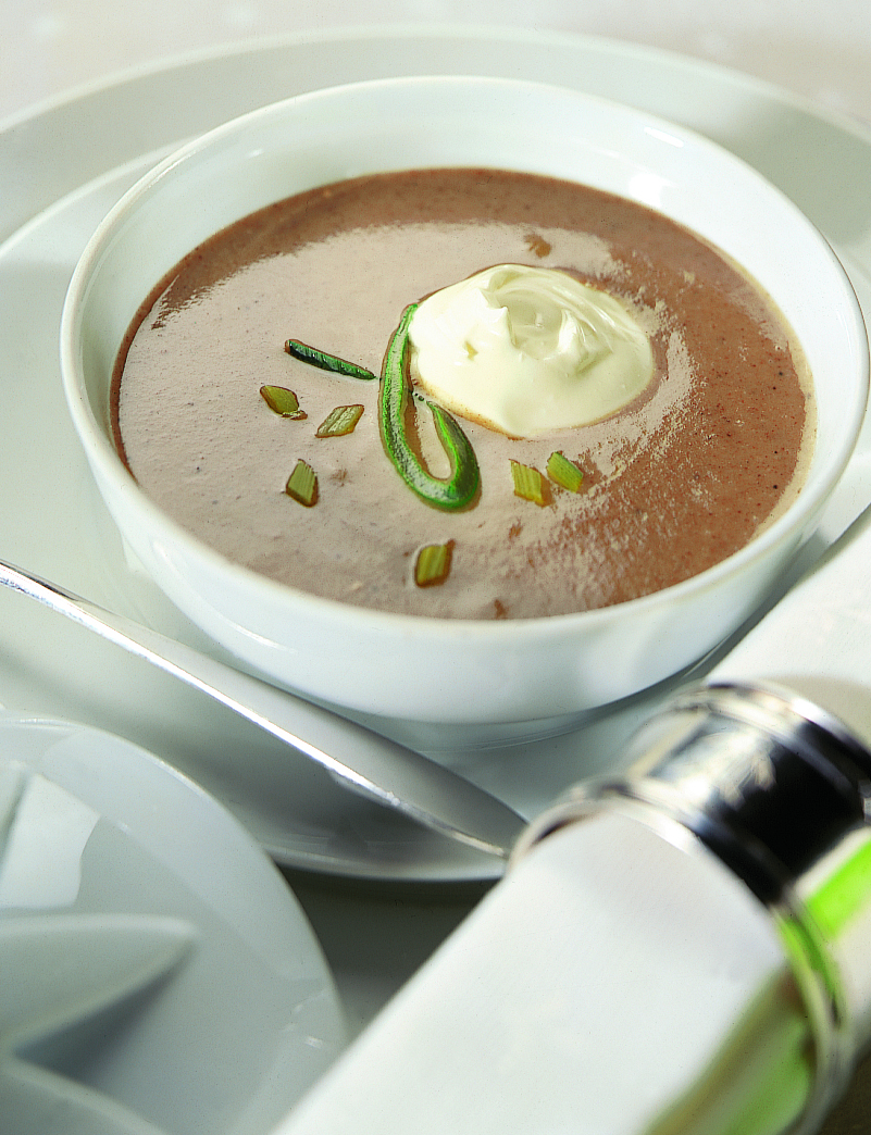 Soupe aux morilles