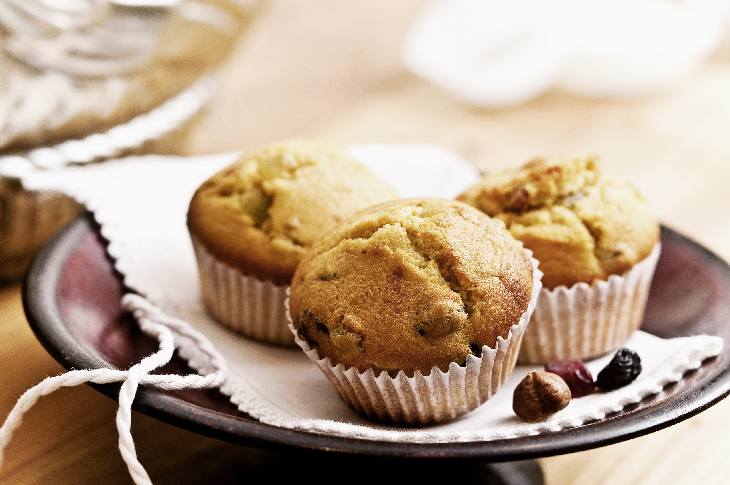Muffins aux fruits secs