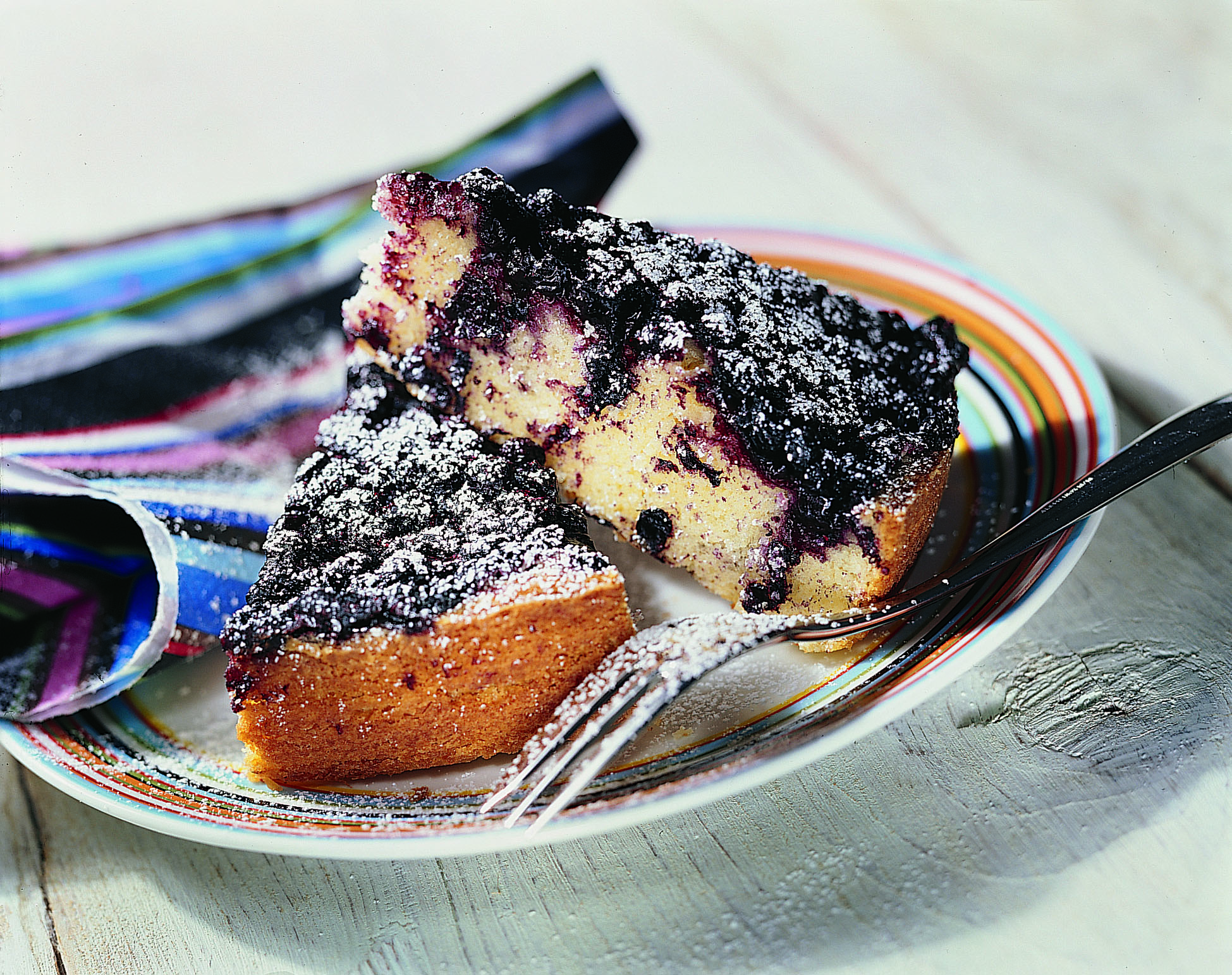 Mustikkapiirakka (gâteau aux myrtilles)