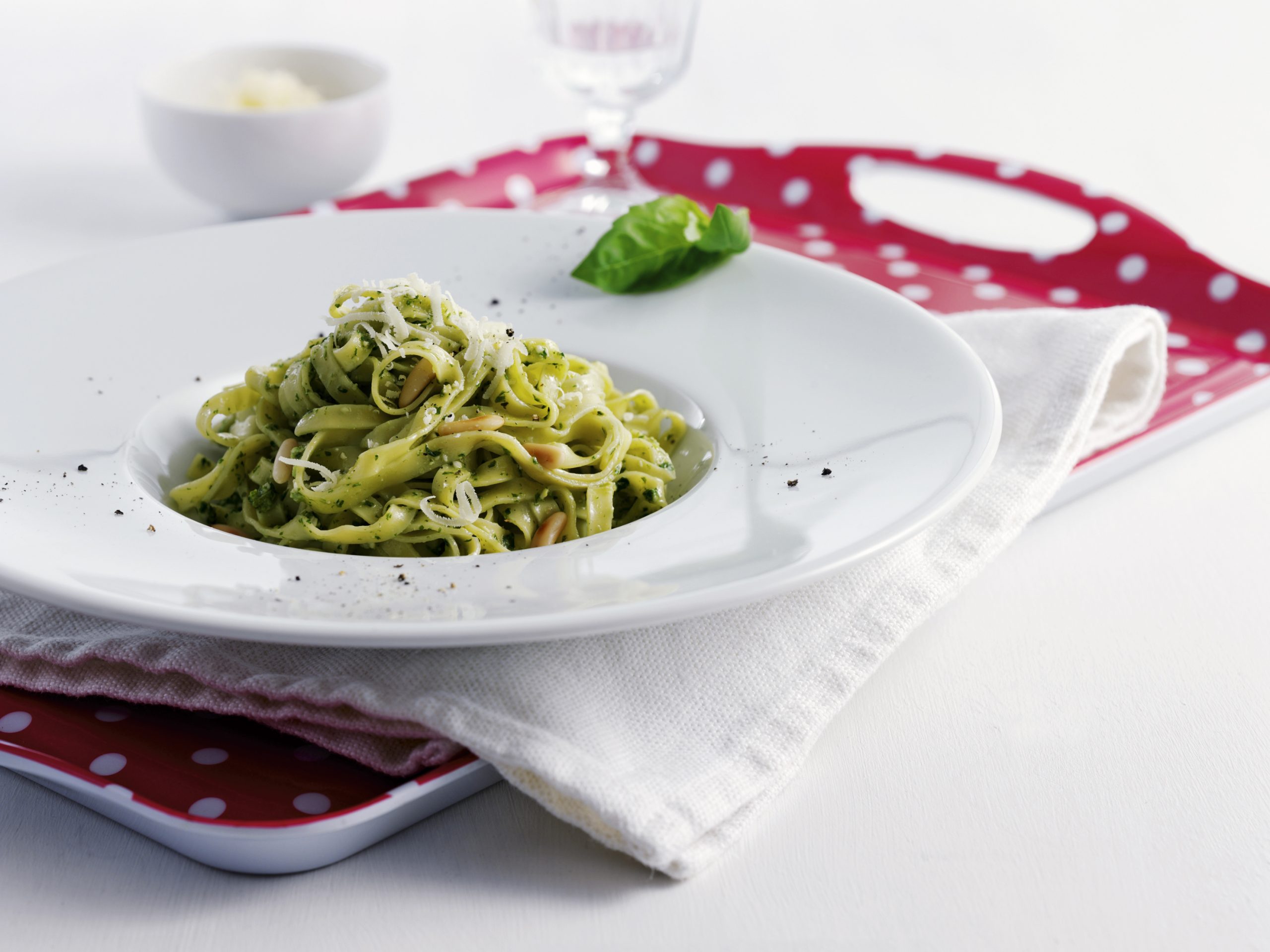 Pâtes au pesto au basilic