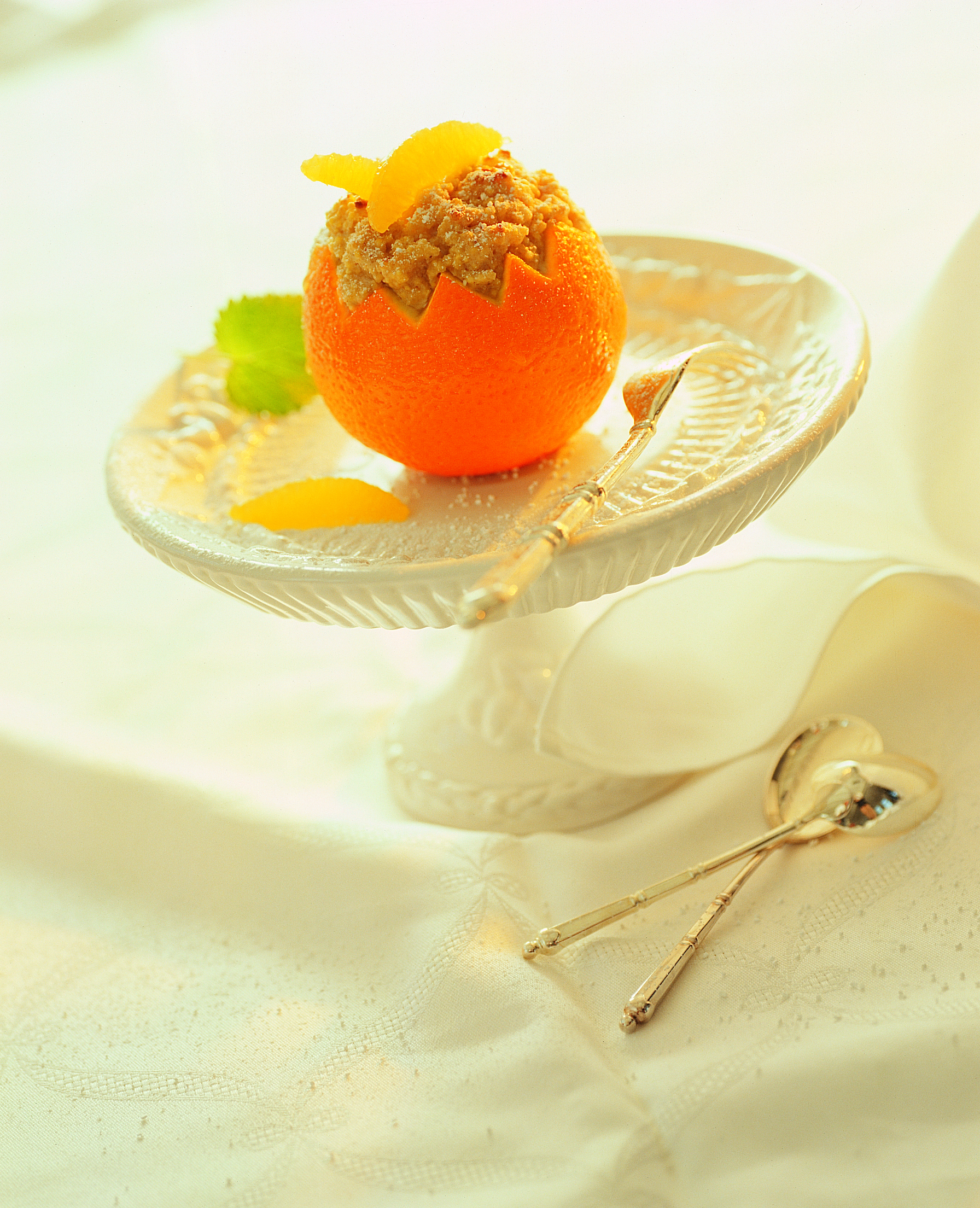 Oranges fourrées au millet