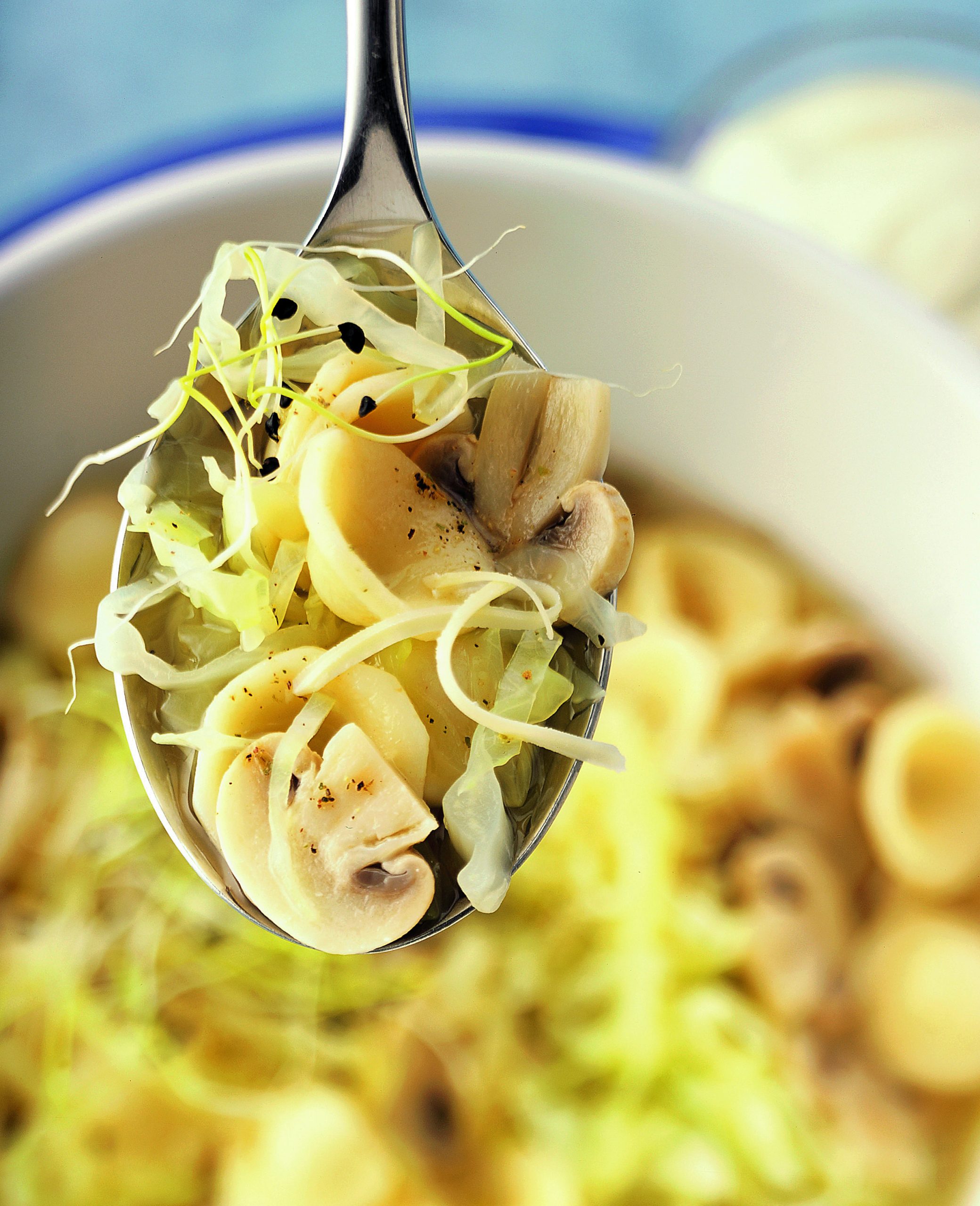 Soupe aux orecchiette