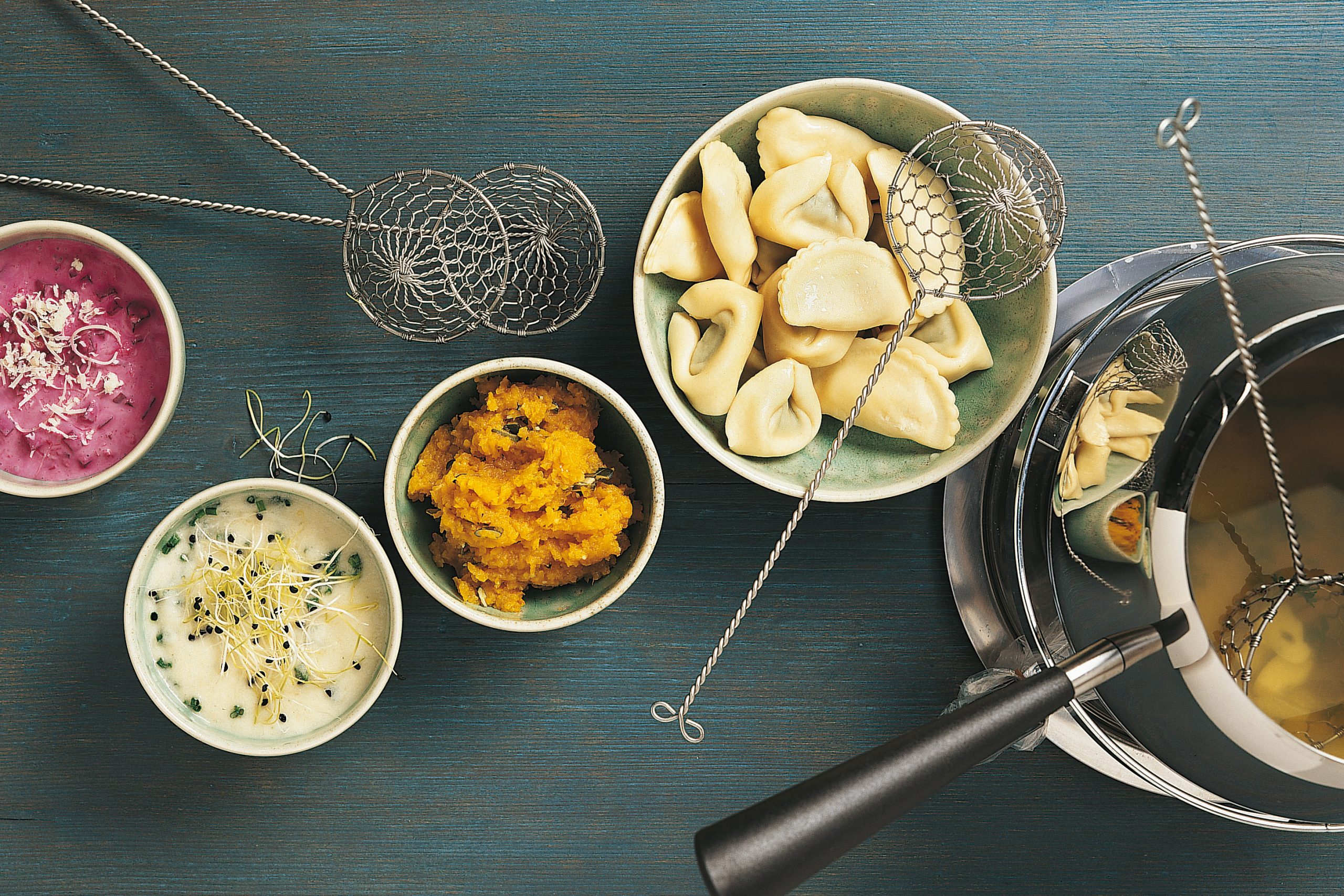 Pasta-Fondue