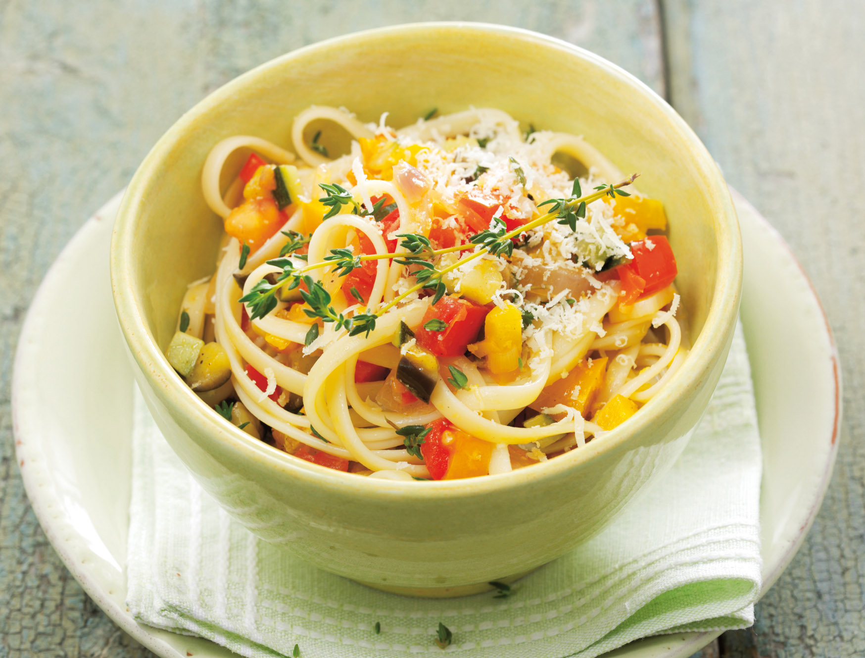 Pasta mit Ratatouille