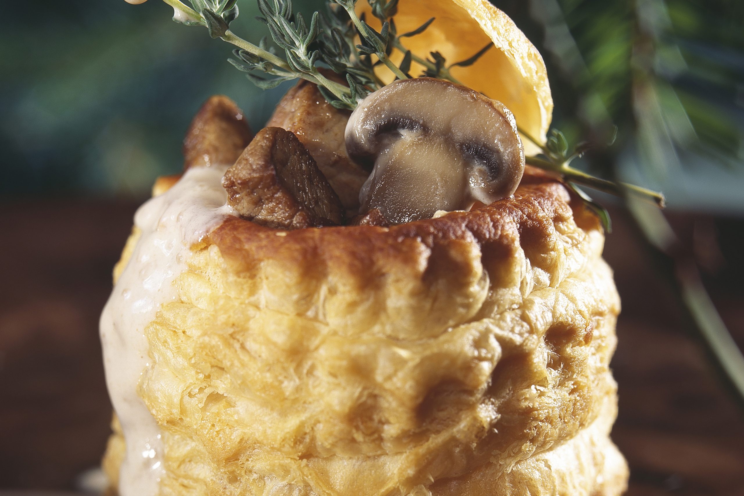 Vol-au-vent au veau et aux champignons