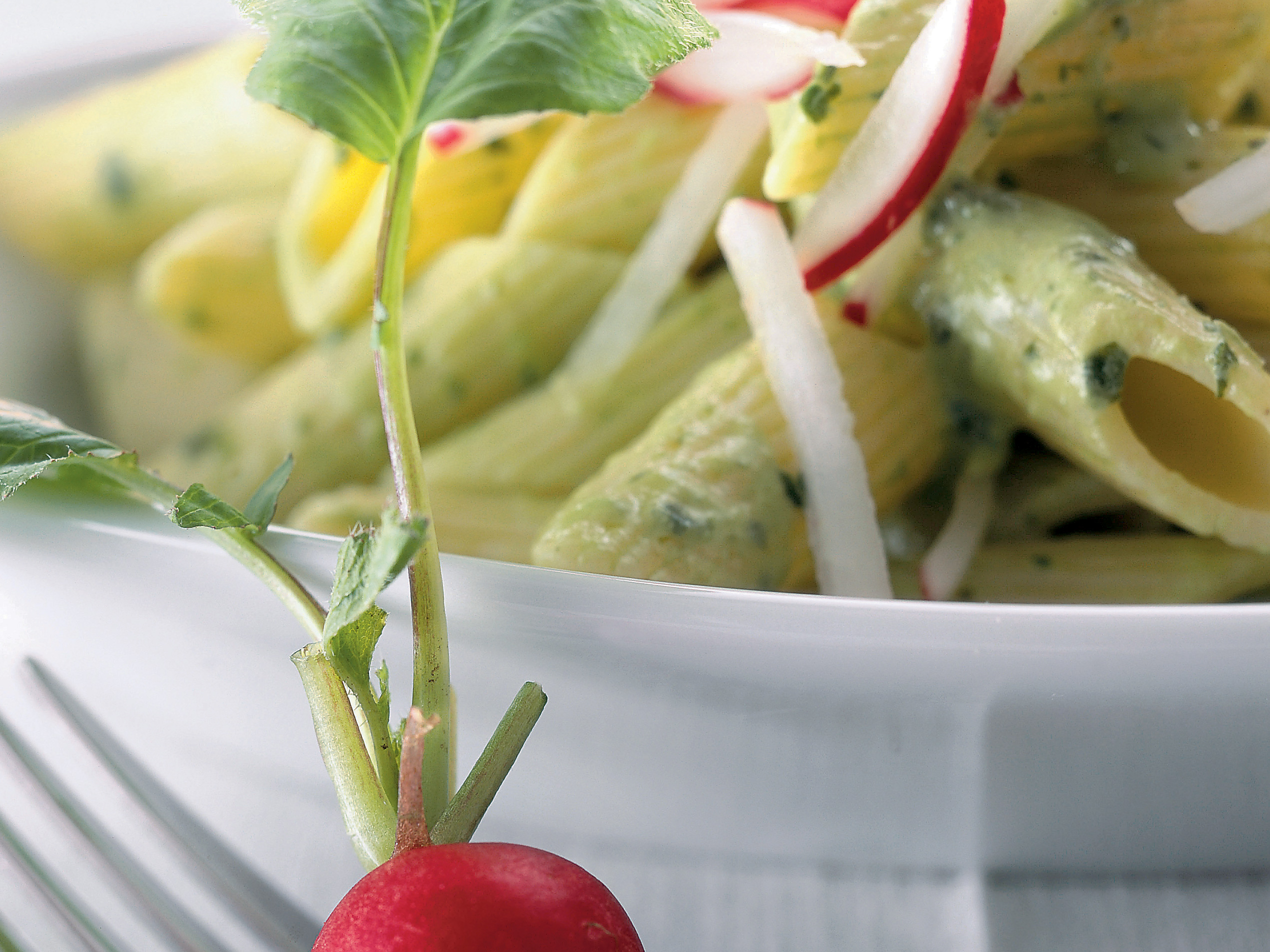 Penne mit Bärlauchrahm