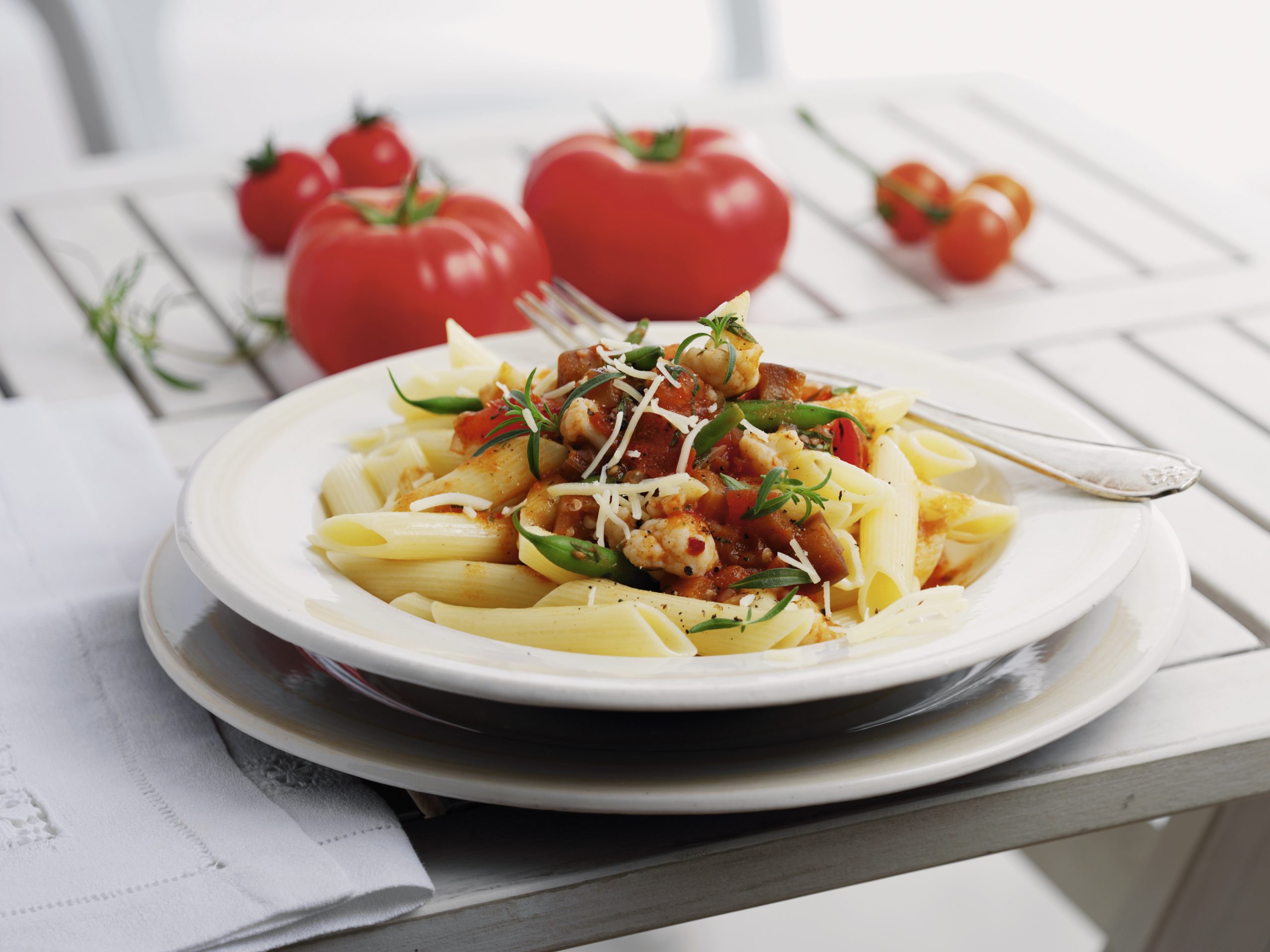 Penne mit Gemüsesugo