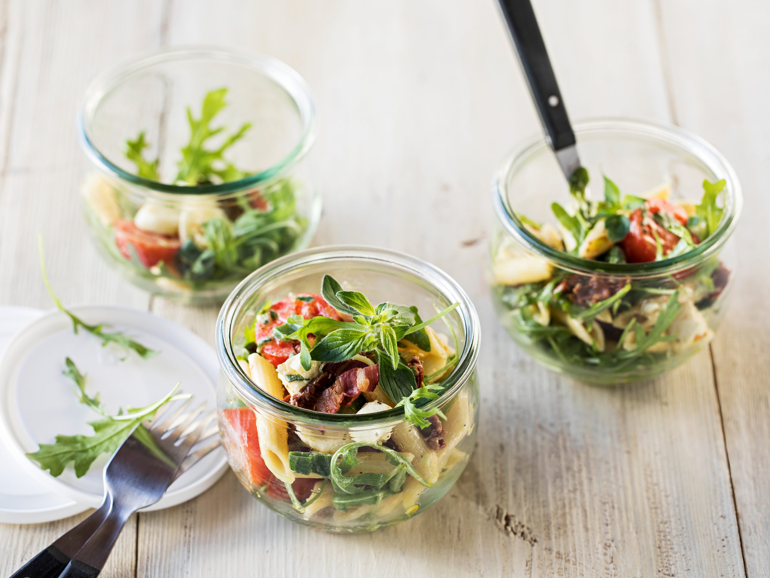 Salade de penne à emporter