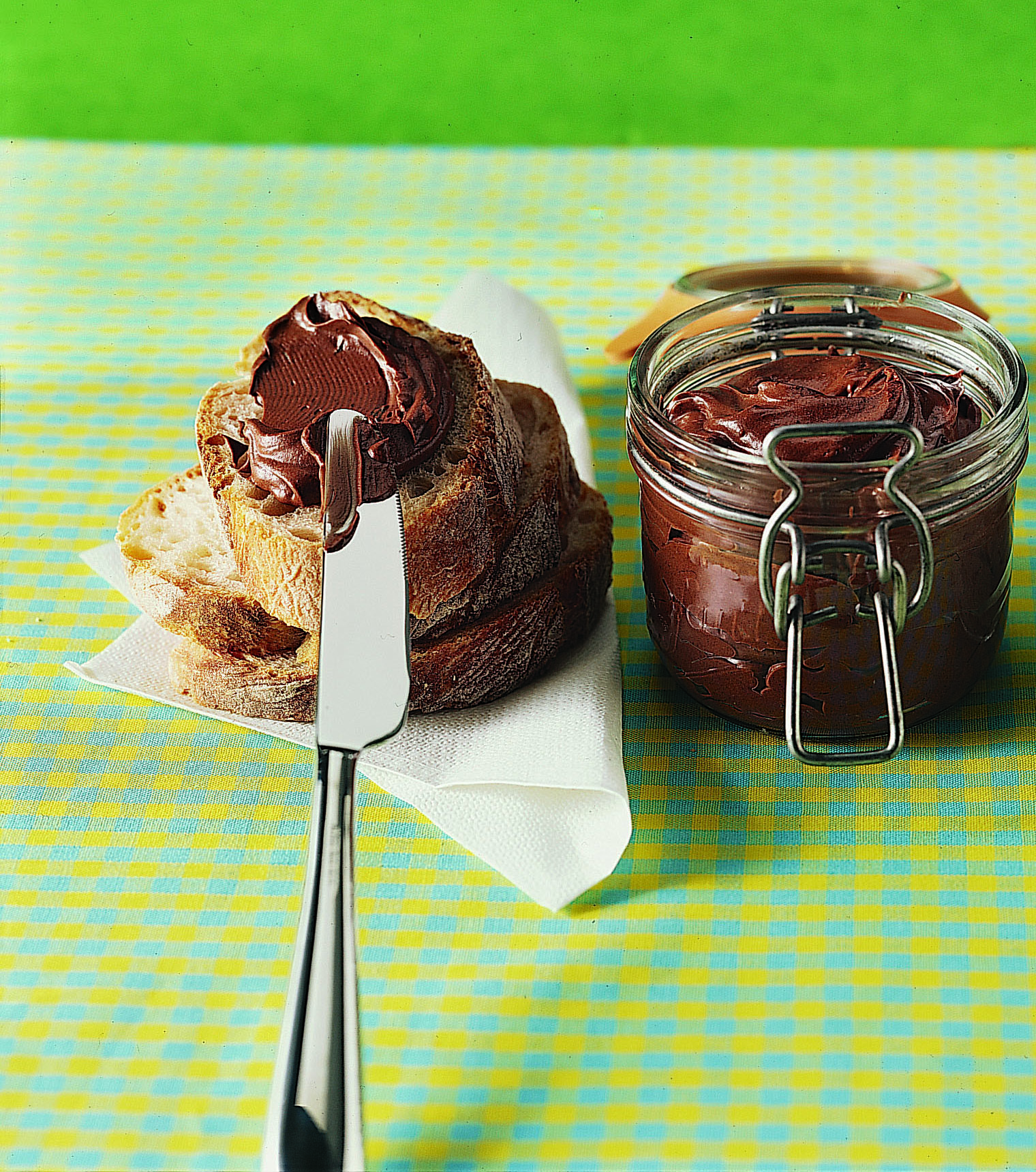 Beurre au chocolat et à la menthe