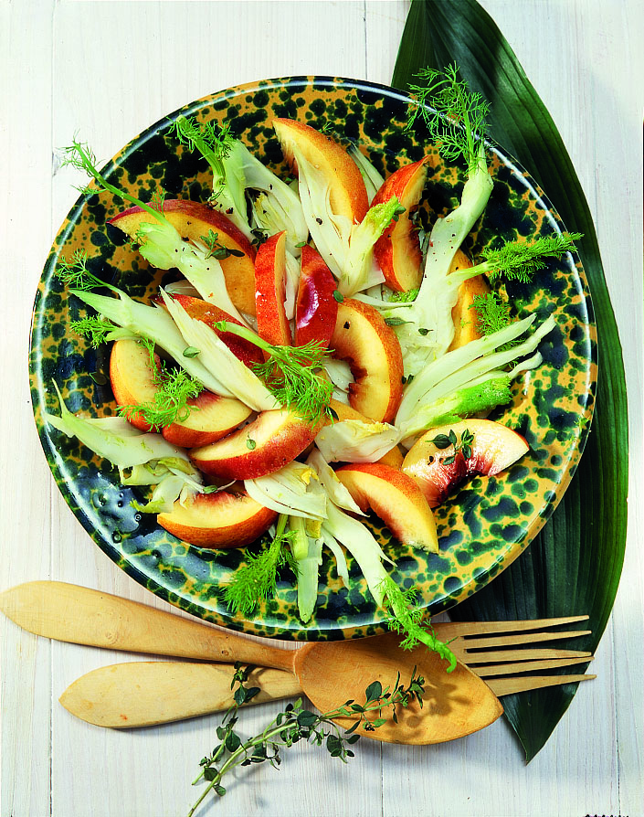 Pfirsich-Fenchelsalat