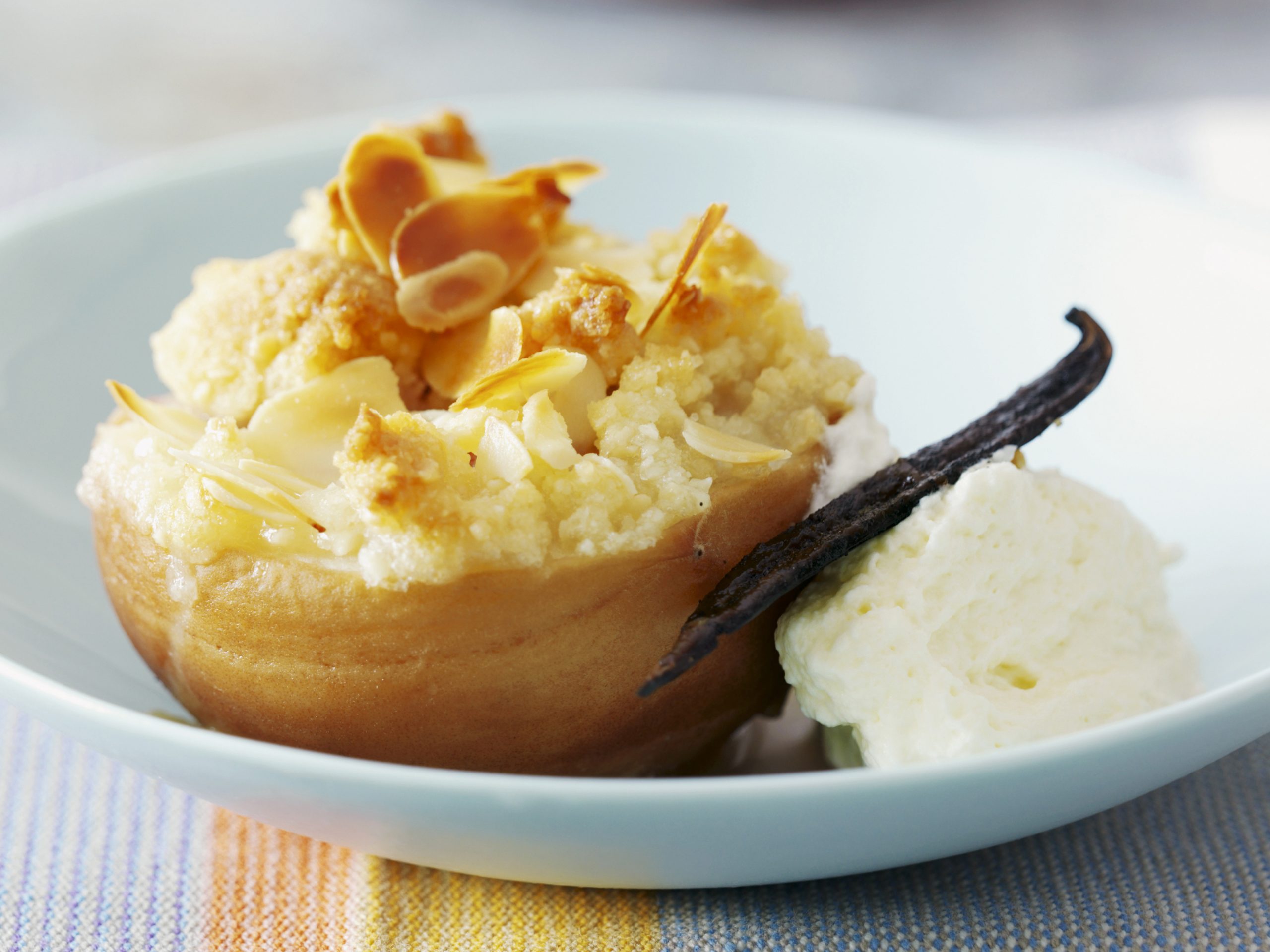 Pfirsich-Streusel
