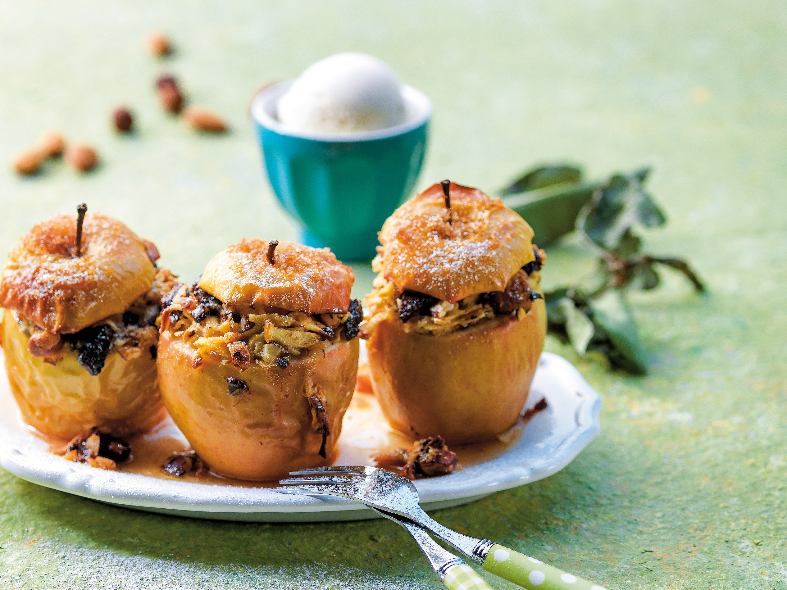 Pommes farcies aux pruneaux secs