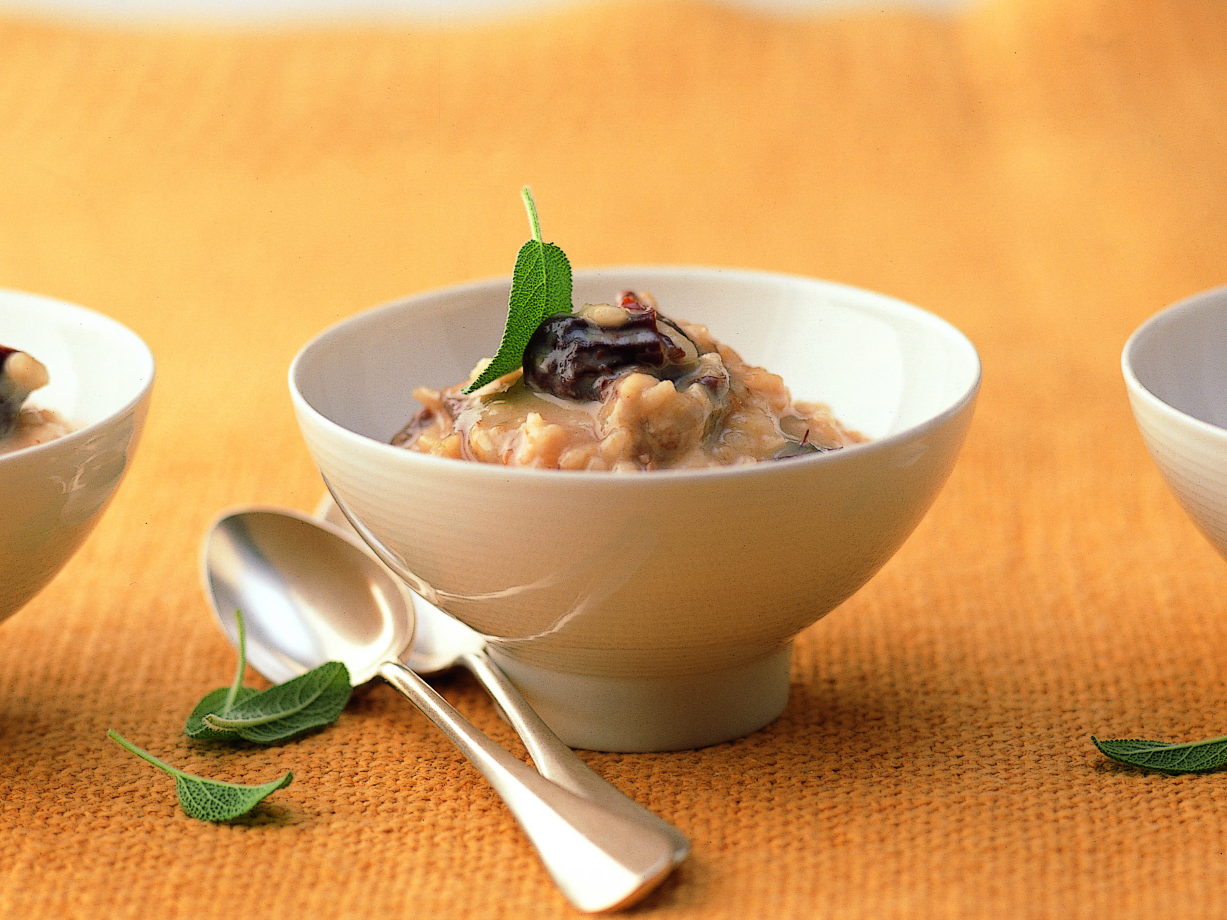 Risotto au lait et aux pruneaux