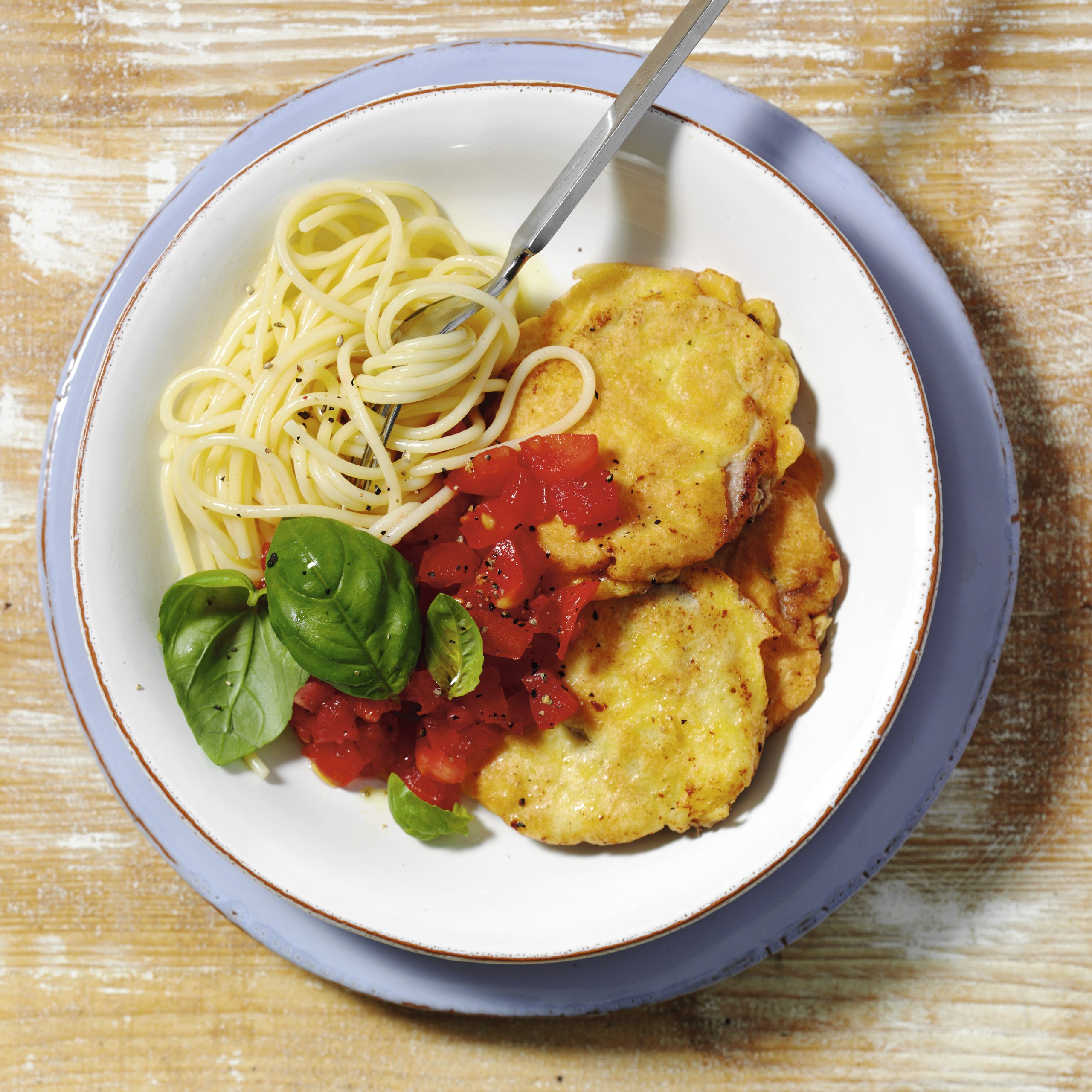 Piccata et salsa à la tomate