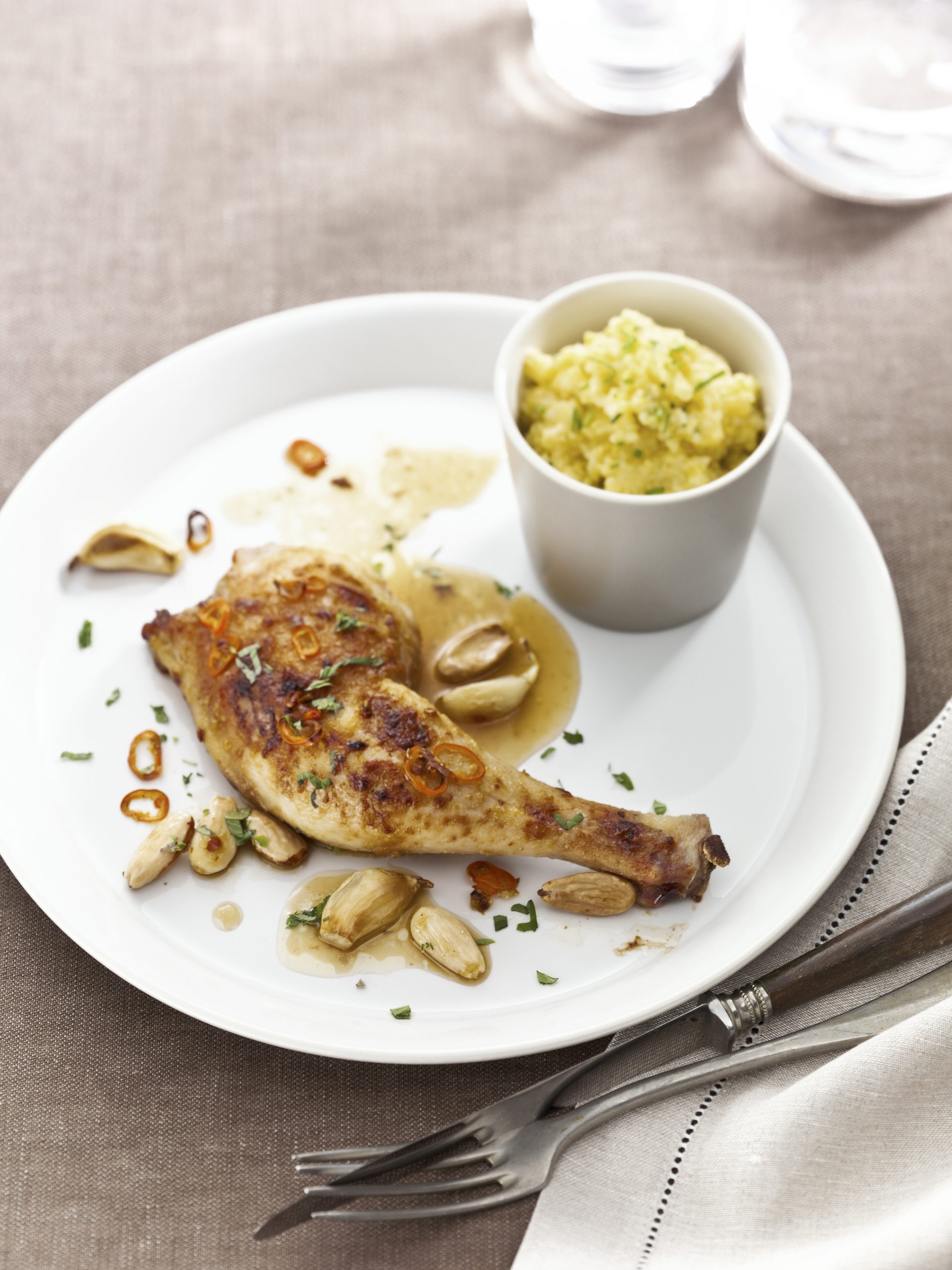 Cuisses de poulet pimentées