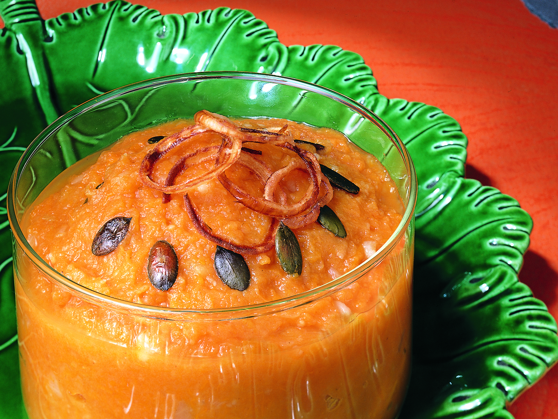 Purée de potiron bien relevée
