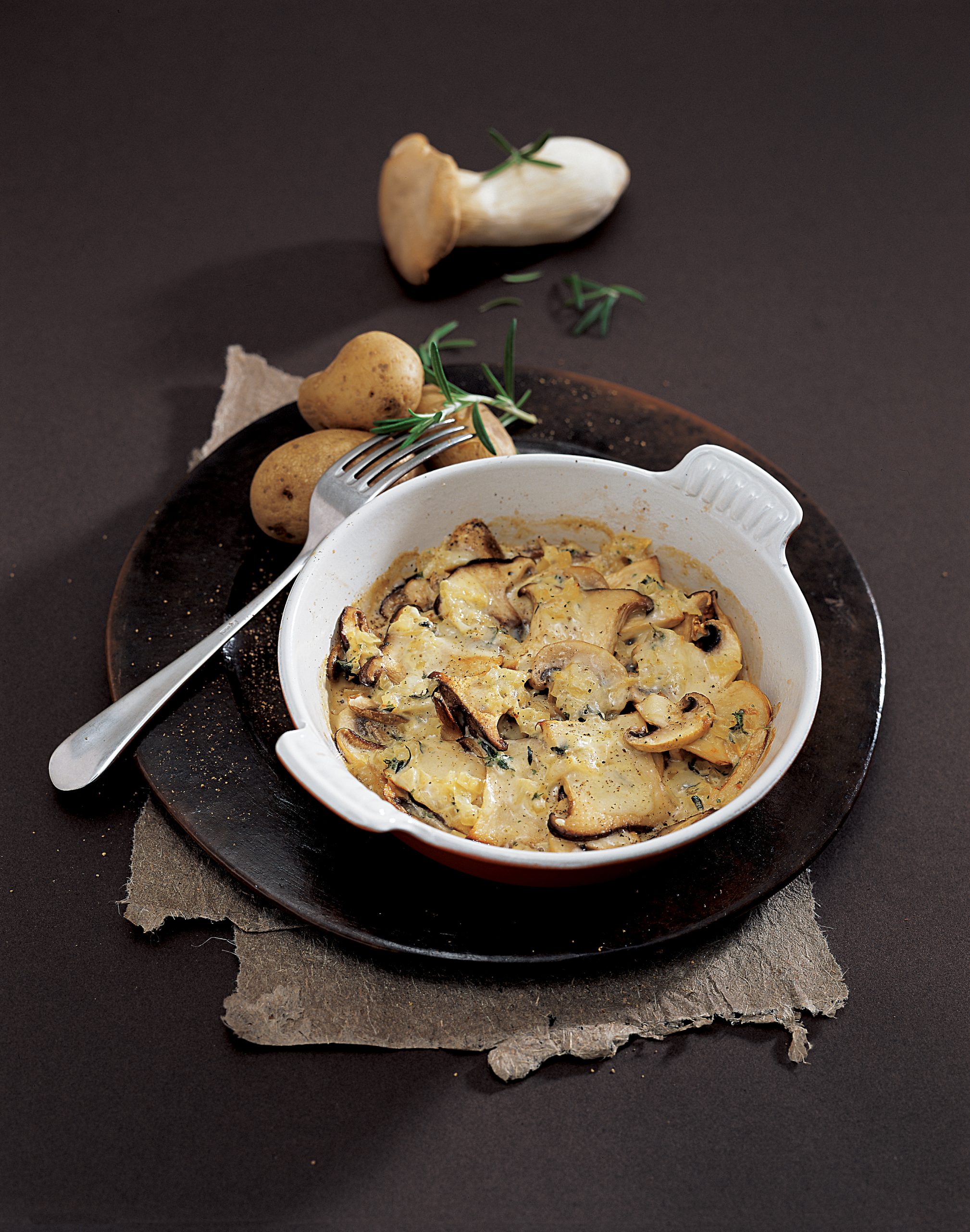 Gratin de champignons