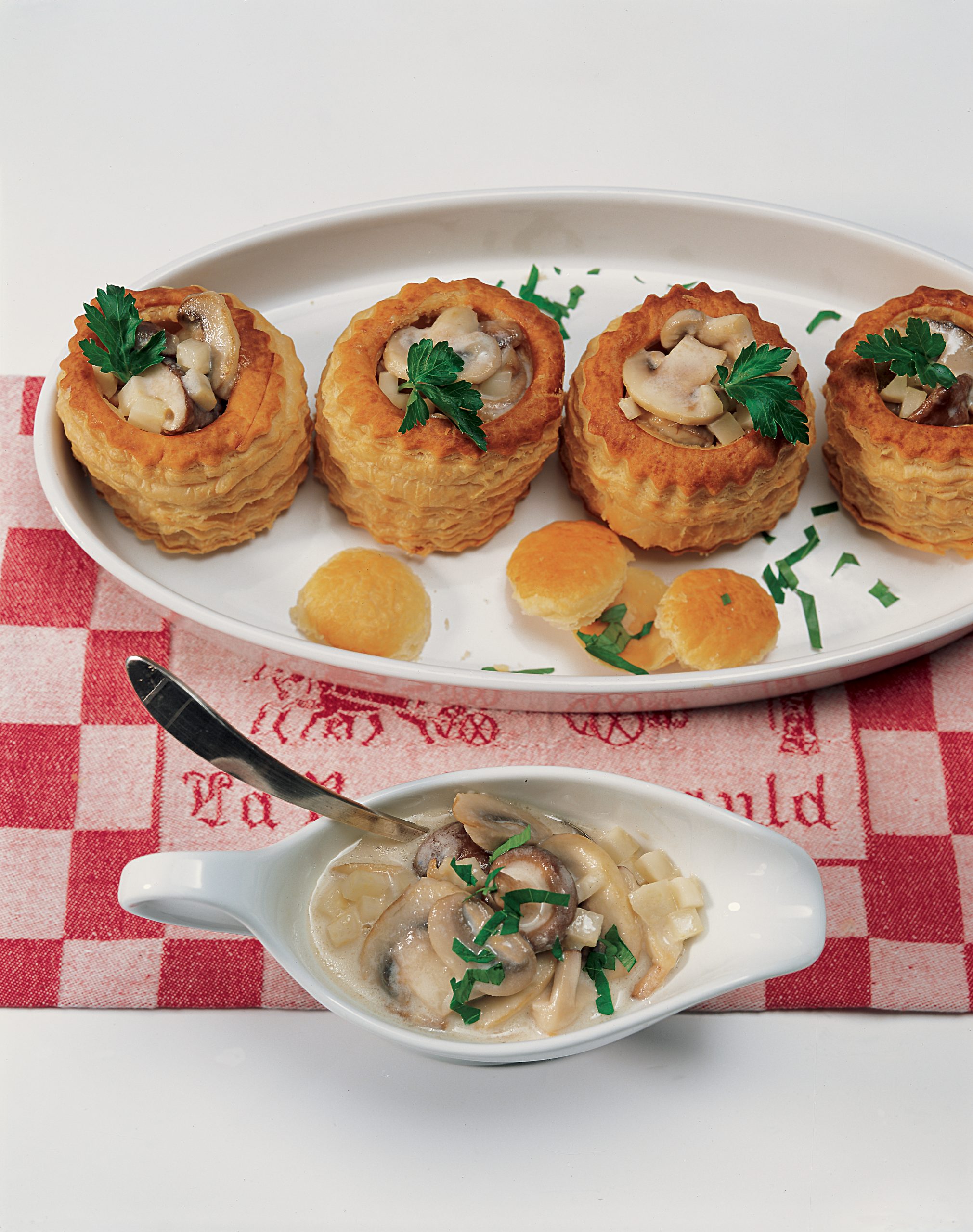 Vol-au-vent aux champignons