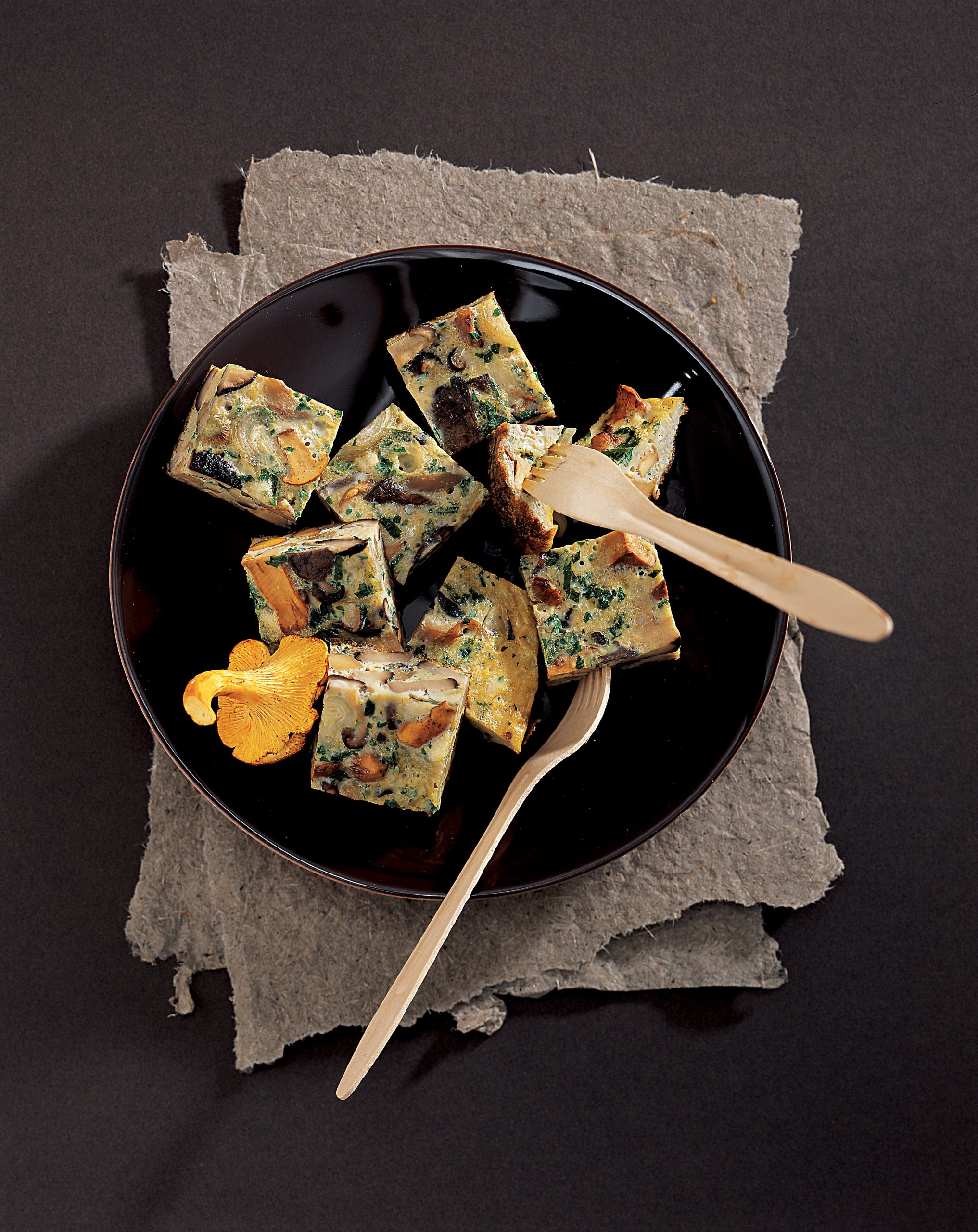 Pilz-Tortilla-Würfel